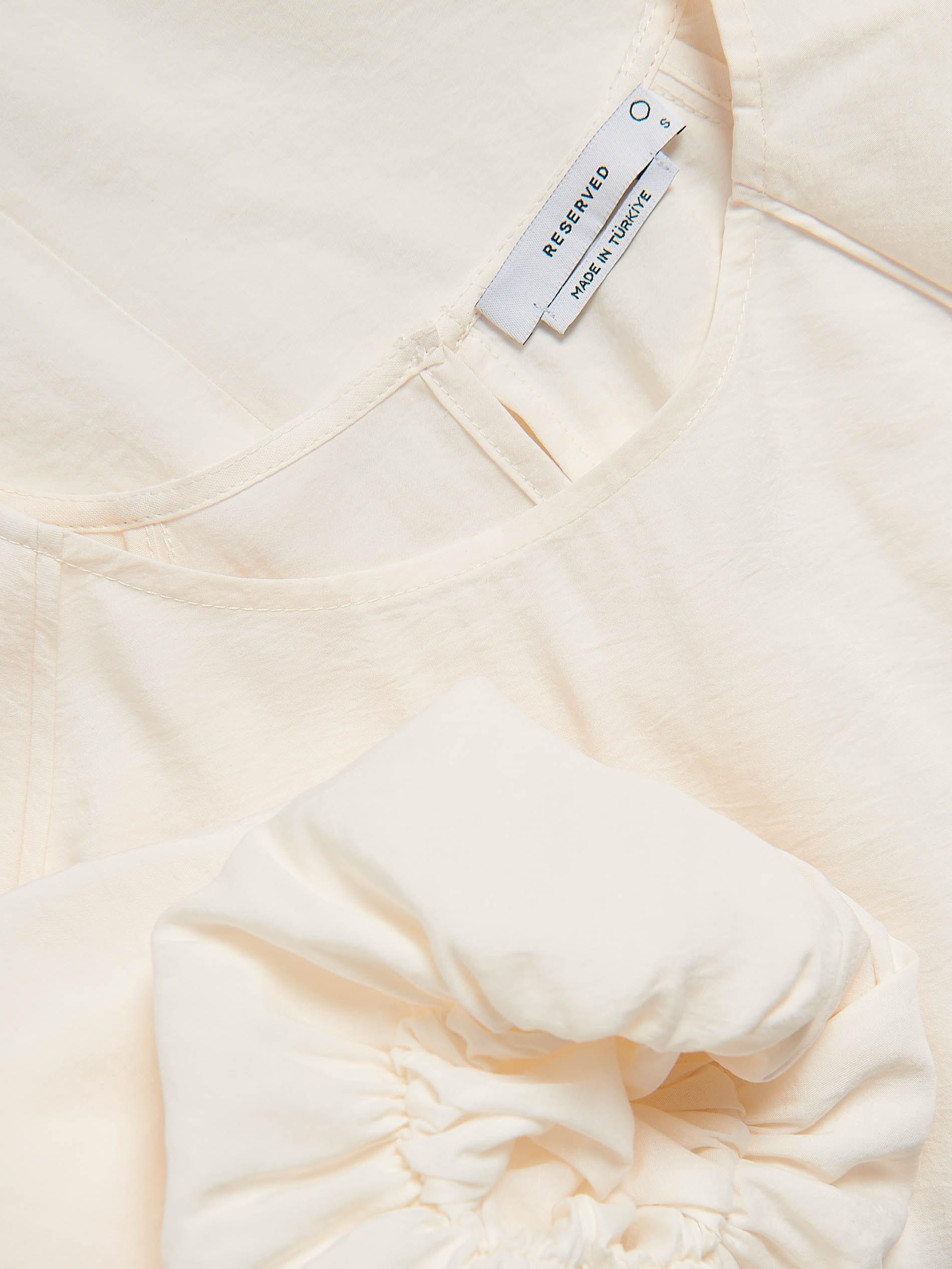Cream Modal Top, Ivory, large image number 5