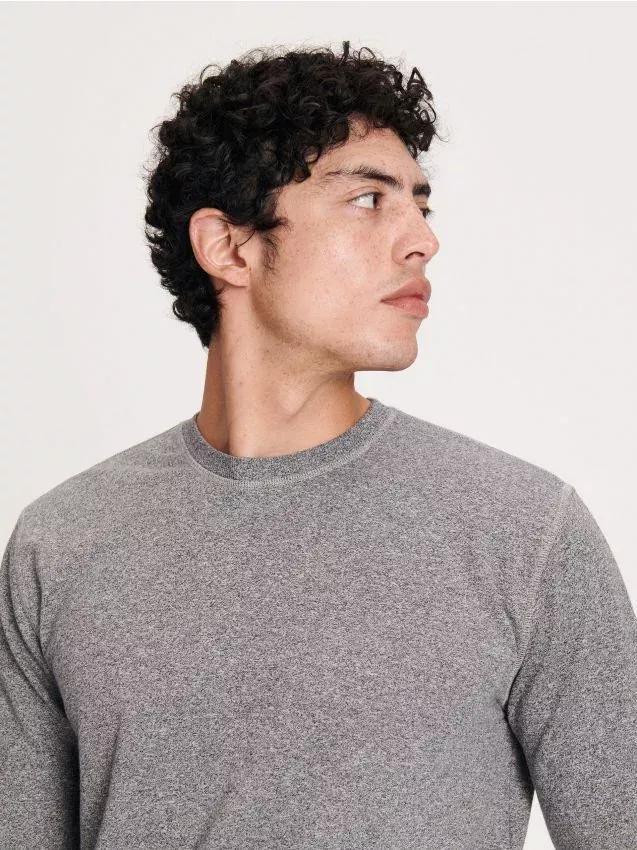 Grey Long-Sleeve T-Shirt, , large image number 1