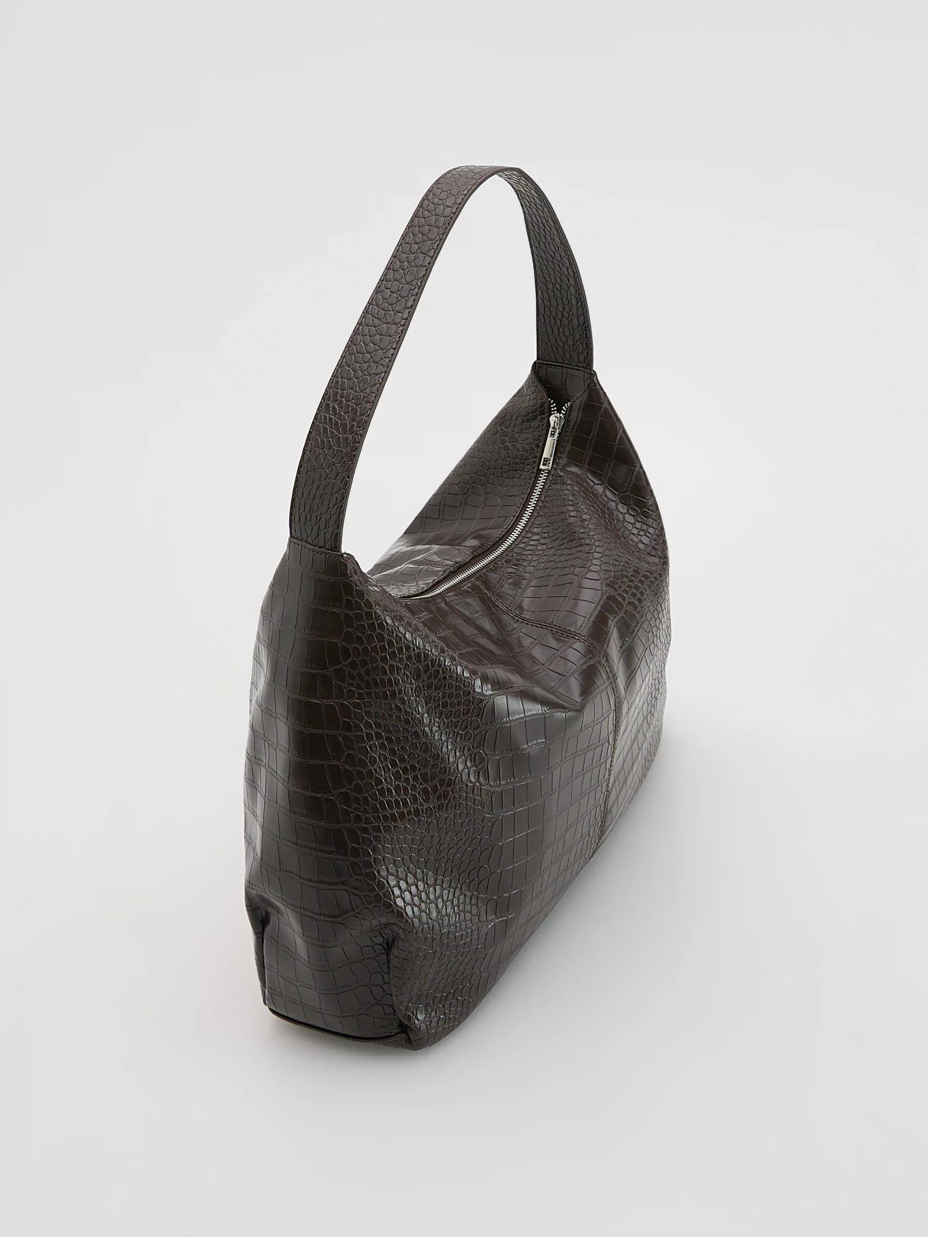 Burgundy Hobo Bag, Burgundy, large image number 1