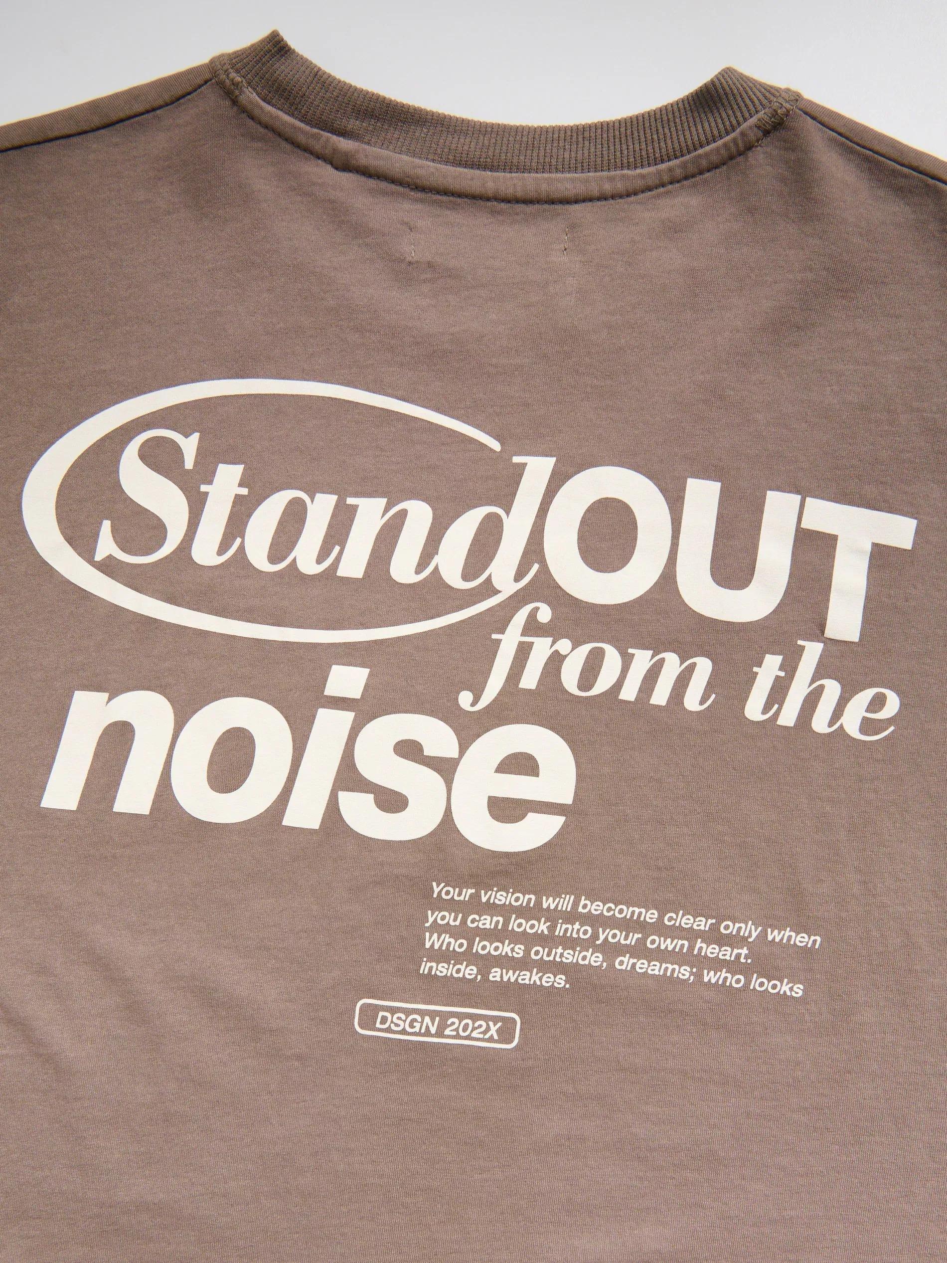 Beige Cotton T-Shirt, Beige, medium