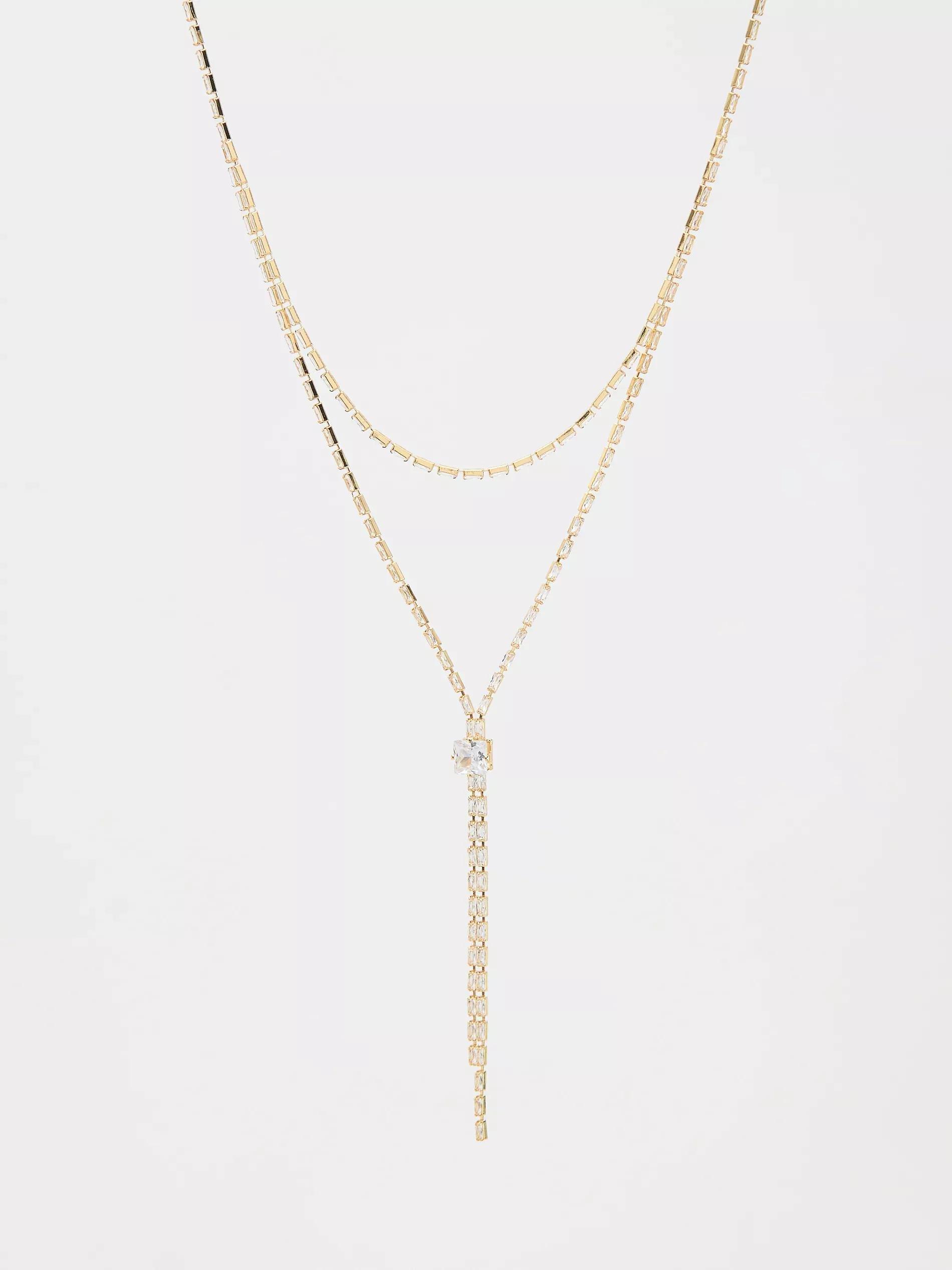 Gold Necklace Set, Golden, large image number 0