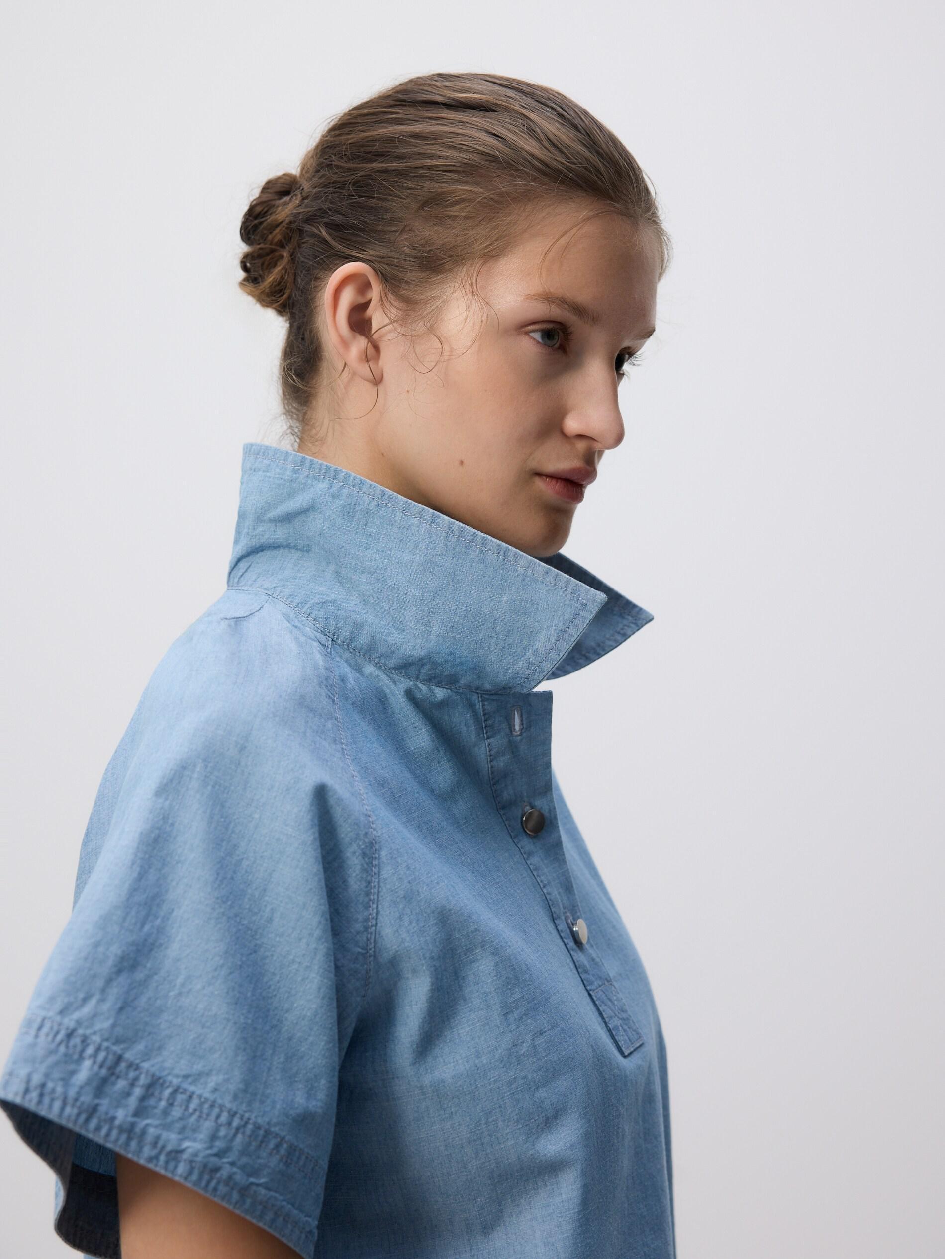 BLUE Denim shirt, Blue, large image number 2