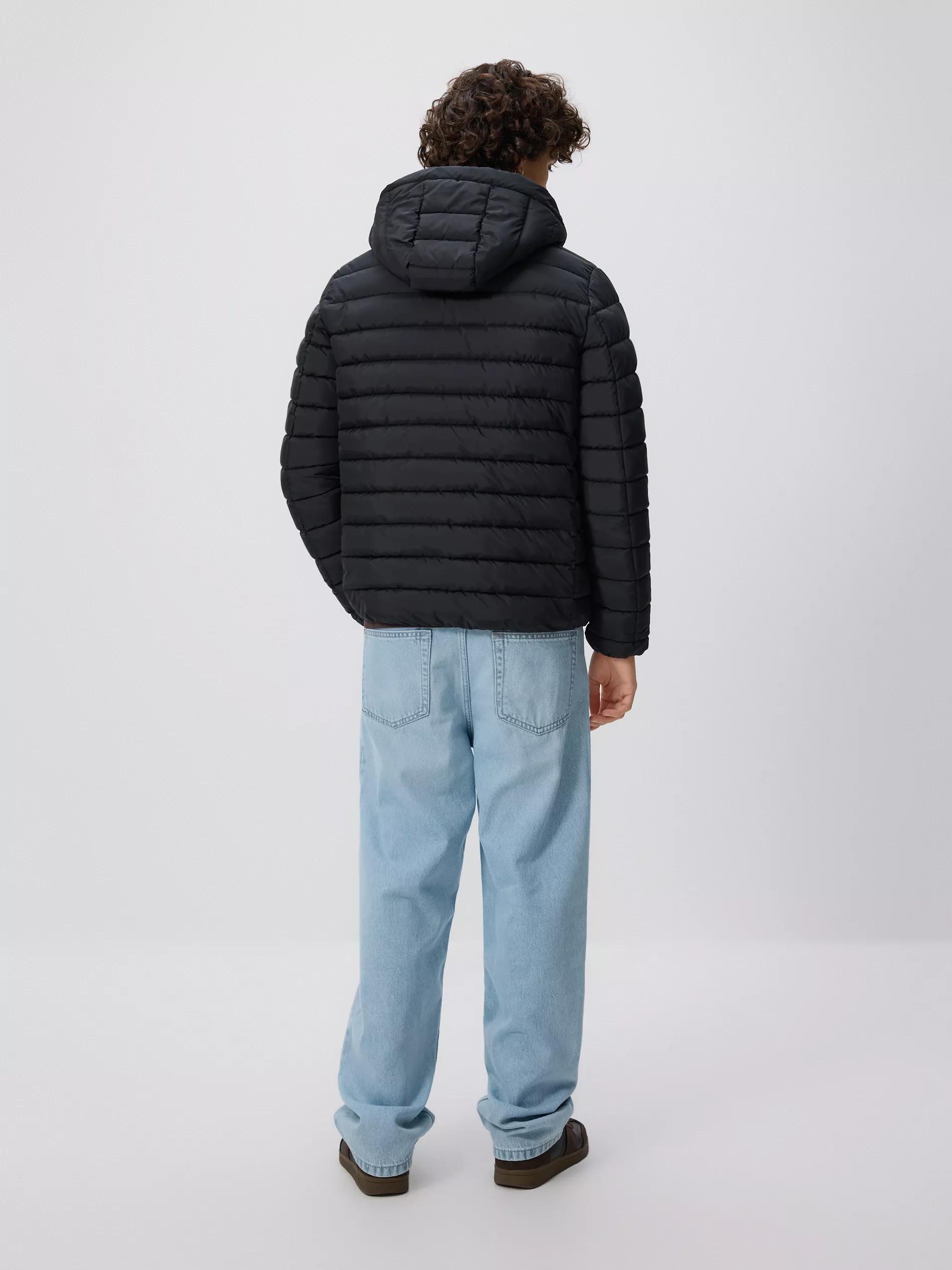 Black Jacket With Contrasting Inserts, Black, large image number 4