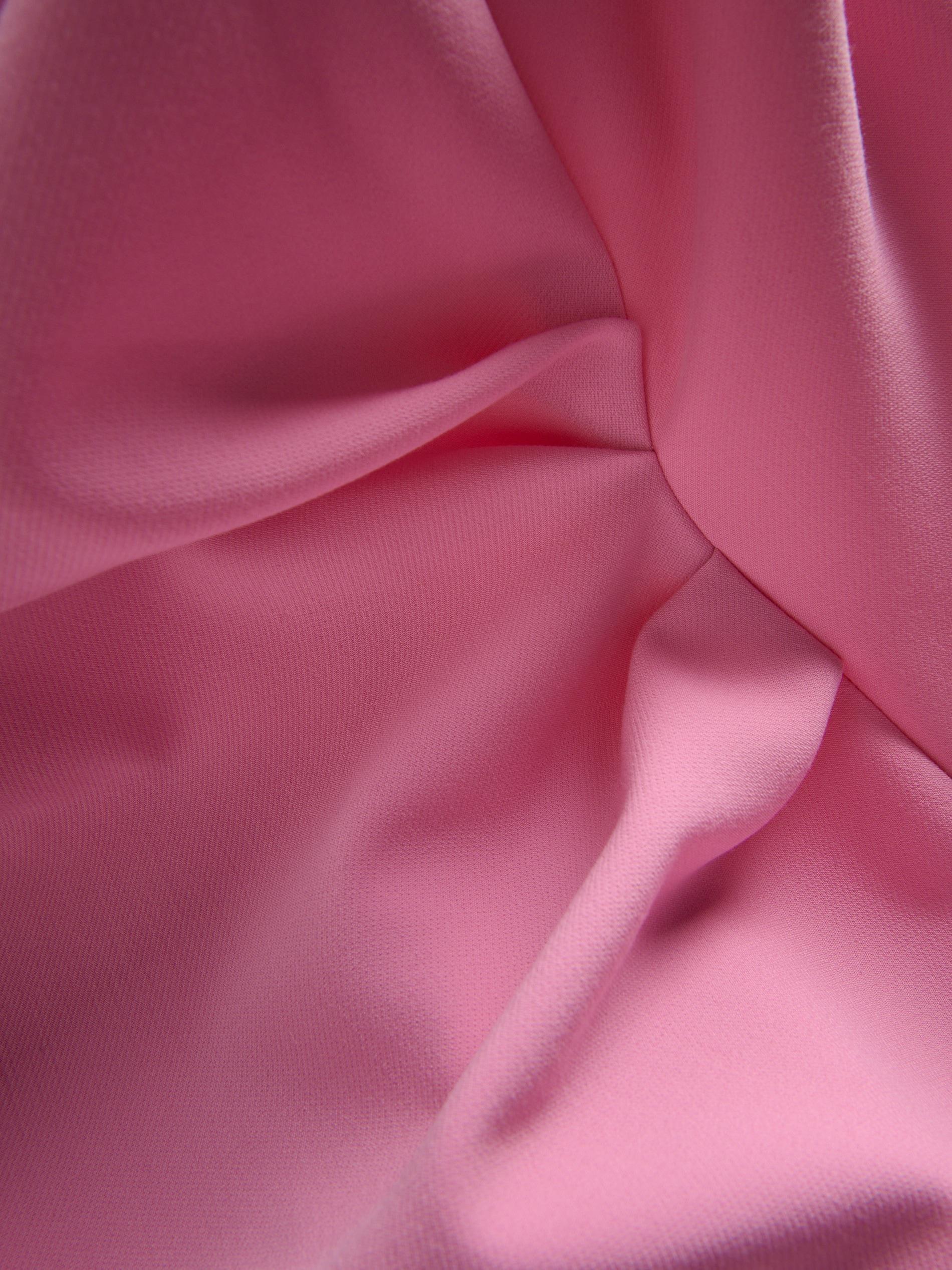 Pink Ruched Dress, Pink, large image number 5