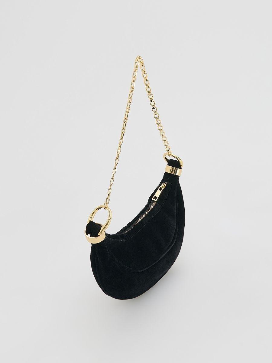 Black Handbag, Black, large image number 2