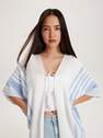 Reserved - Blue Cotton Beach Poncho