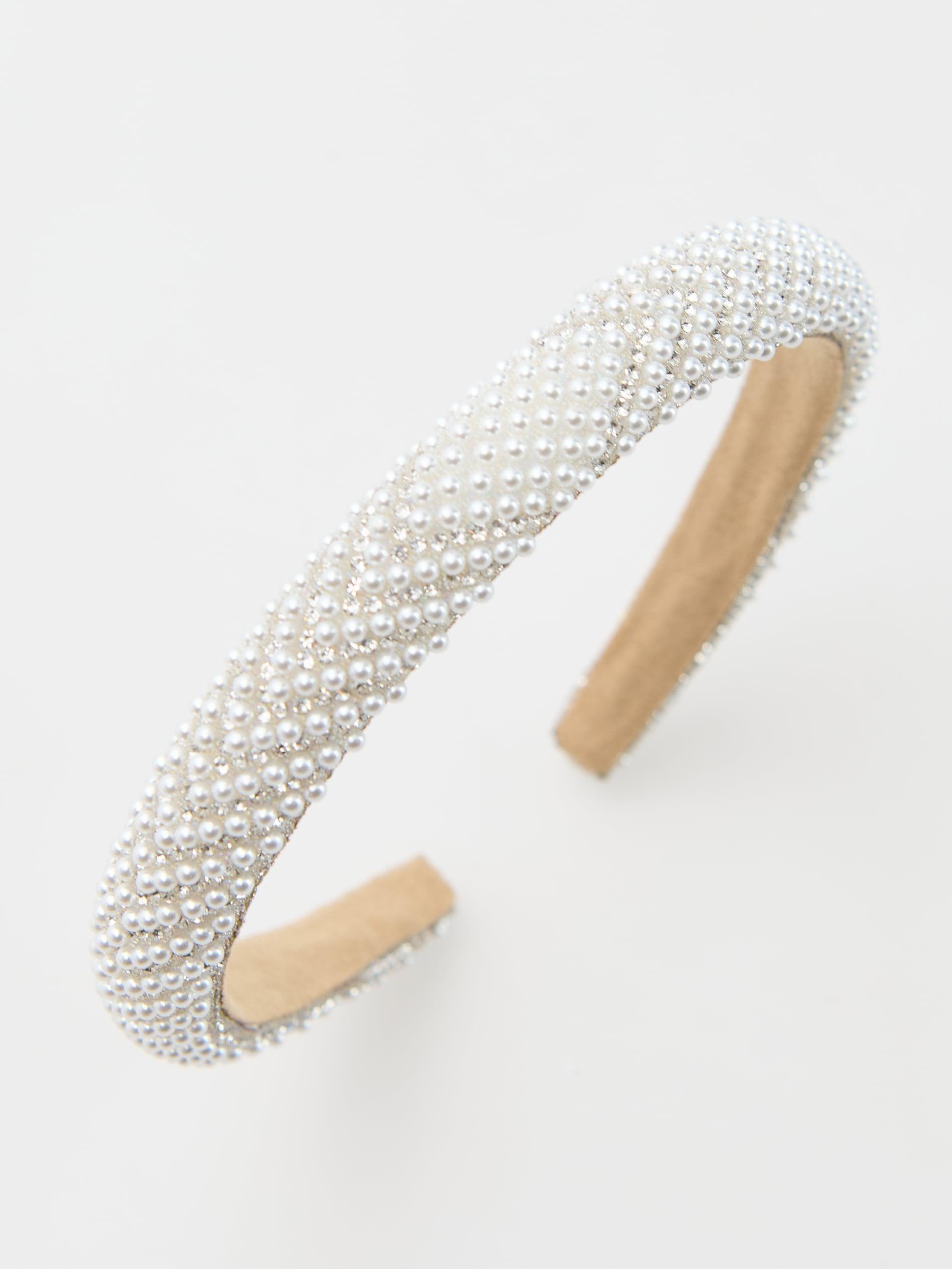 CREAM Headband, Ivory, large image number 0
