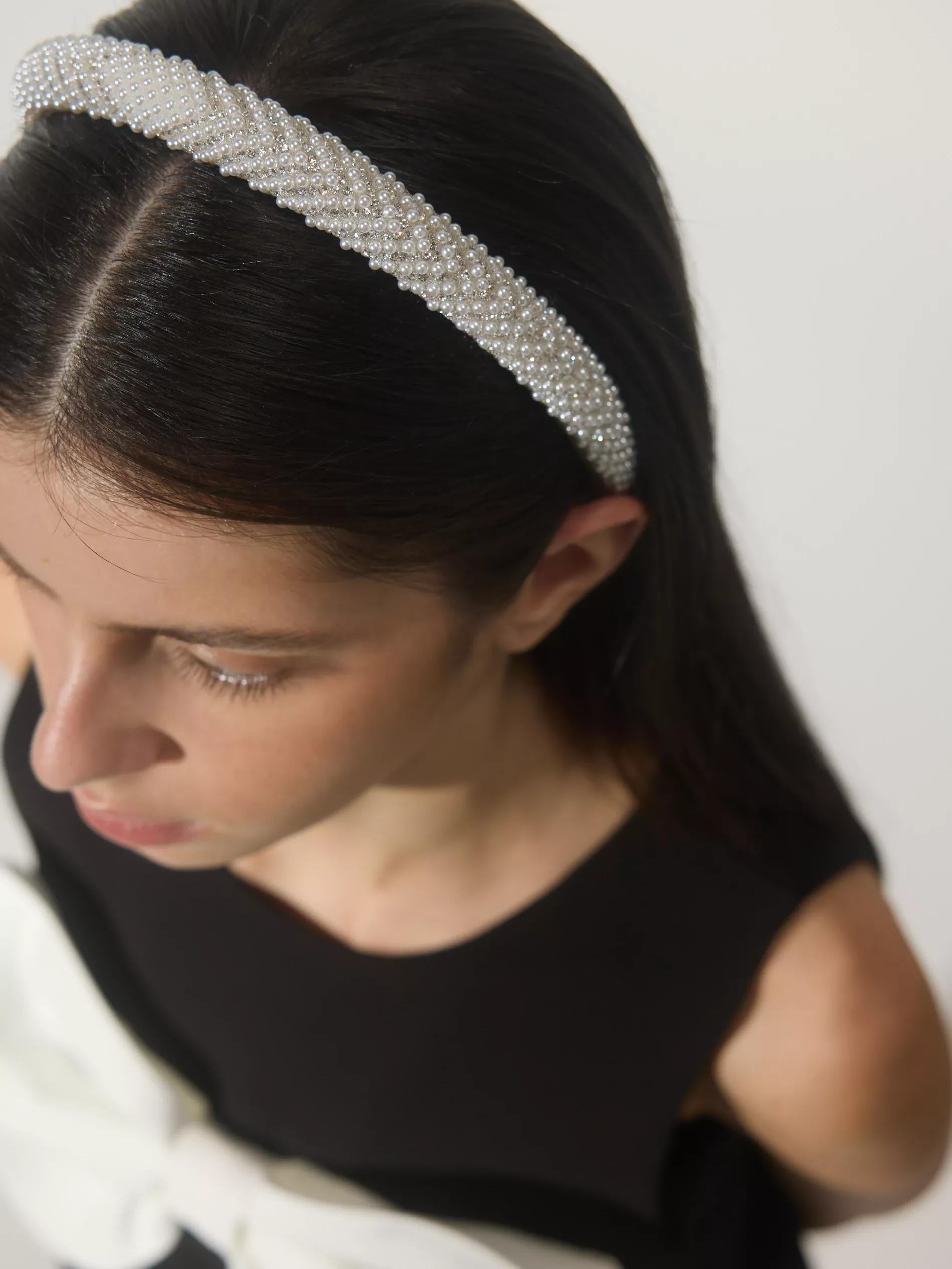 CREAM Headband, Ivory, large image number 1