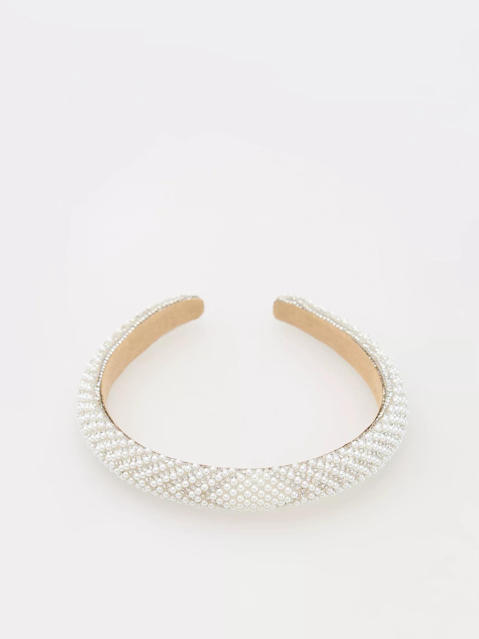 CREAM Headband, Ivory, large image number 2