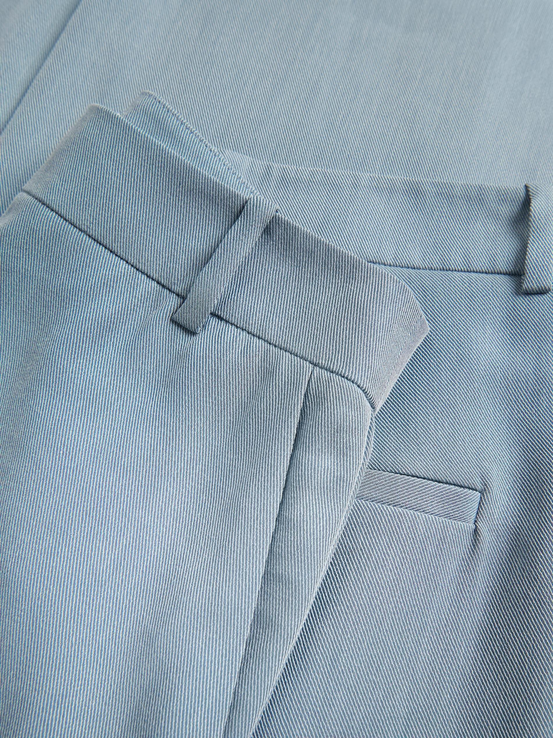 Blue Wide Leg Trousers, Blue, large image number 4
