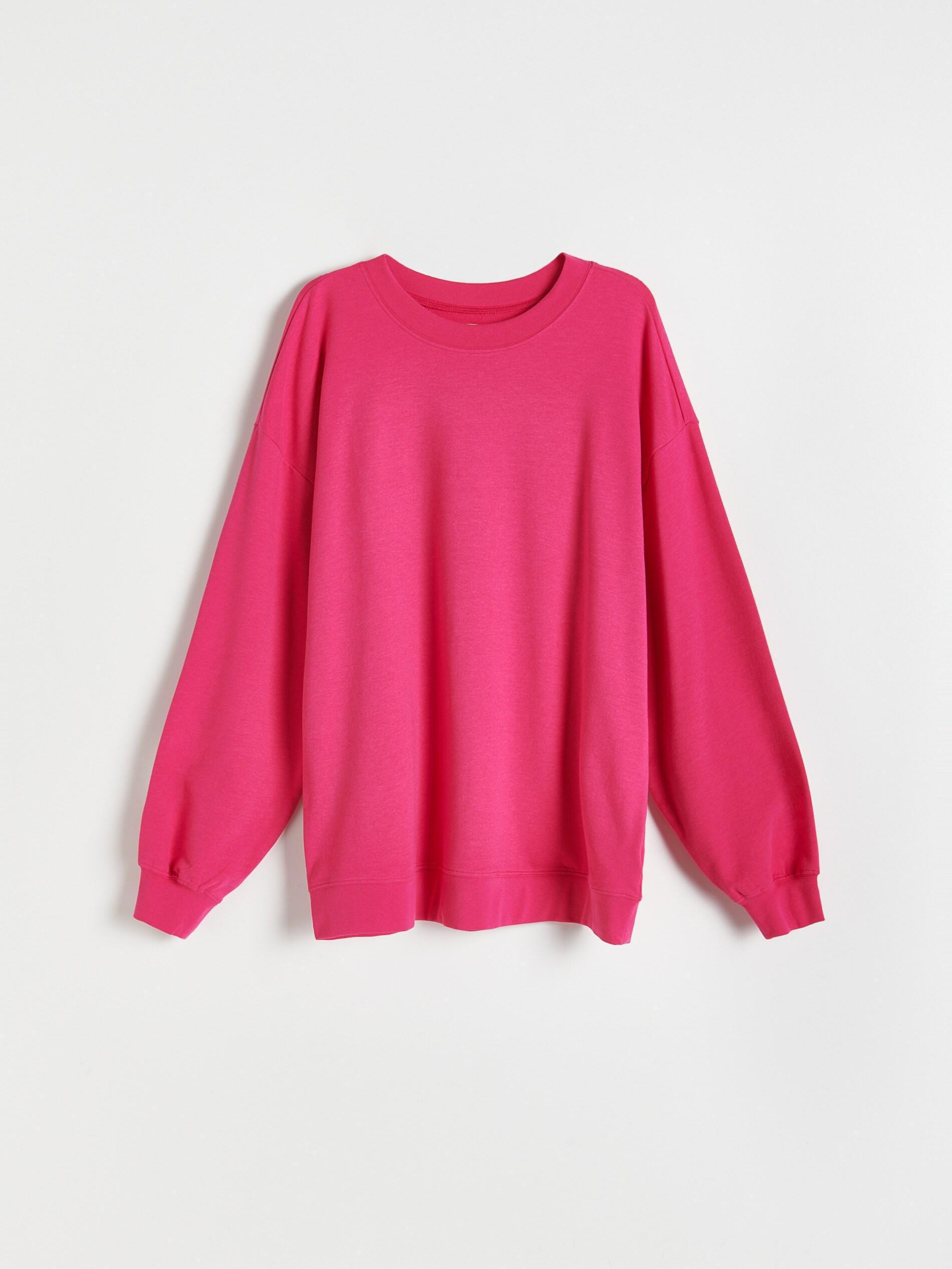 Fuchsia Cotton Sweatshirt, Women, , large image number 3