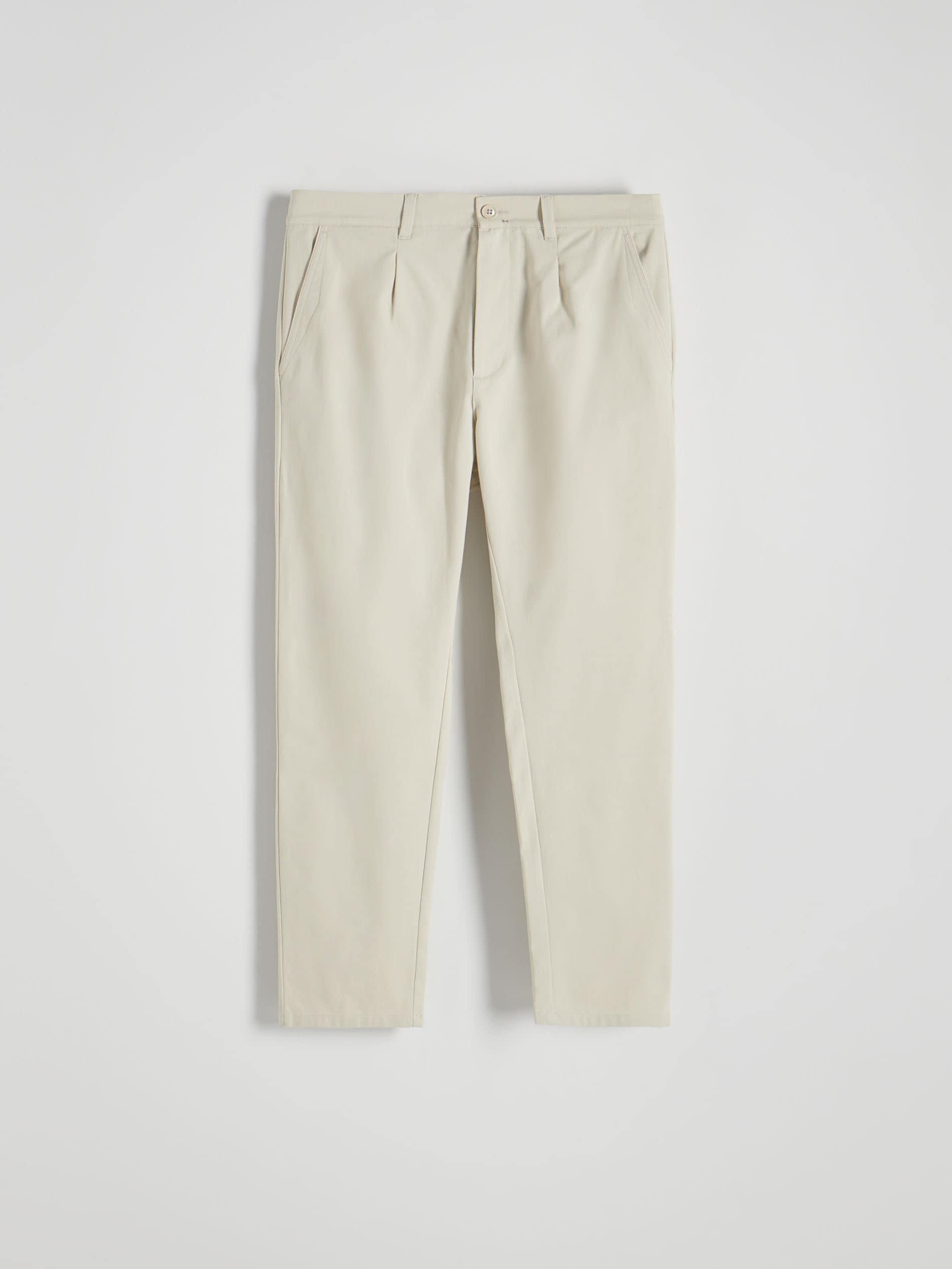 Cream Carrot Trousers, , large image number 4