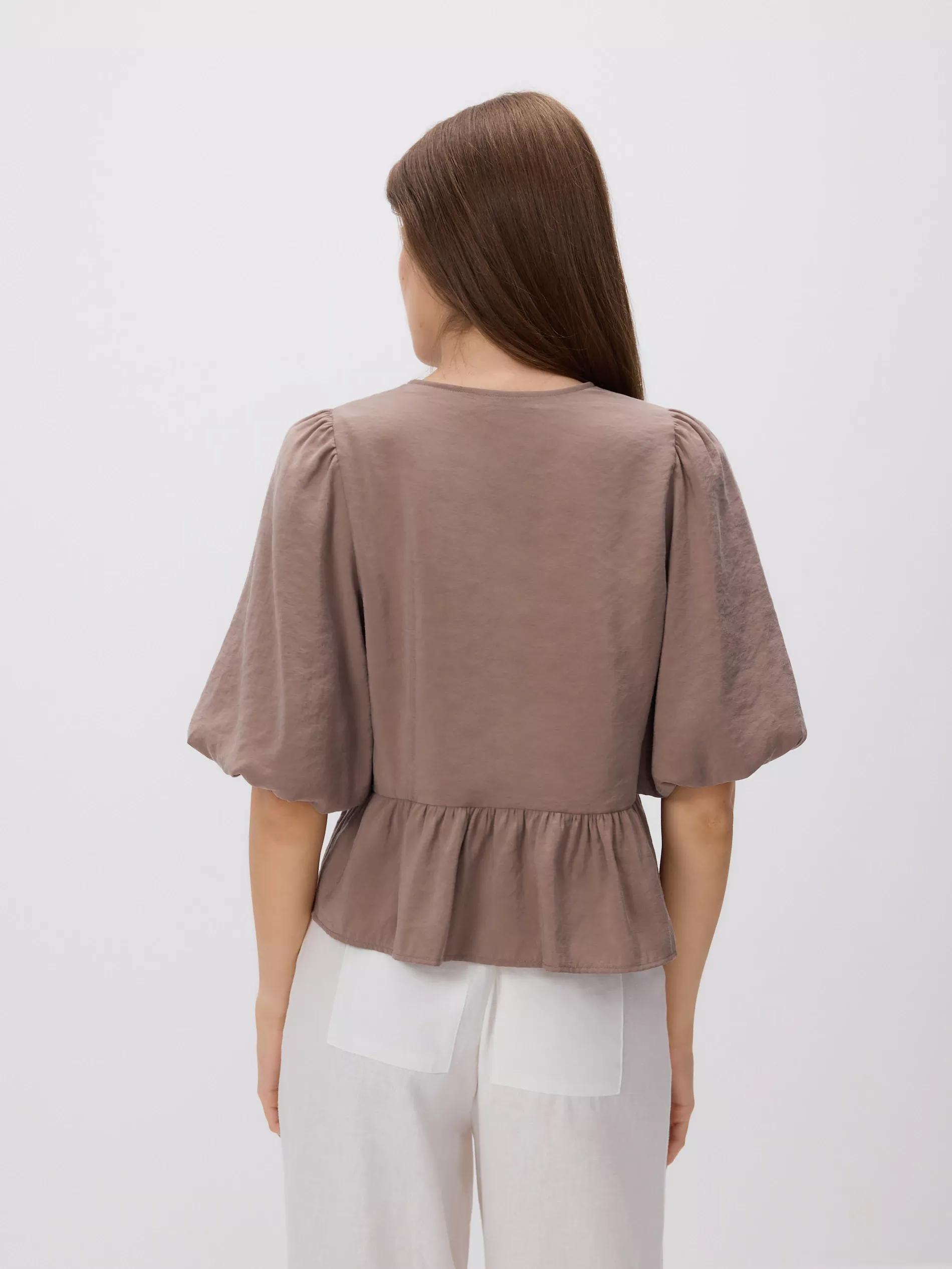 Beige Modal Rich Top, , large image number 3