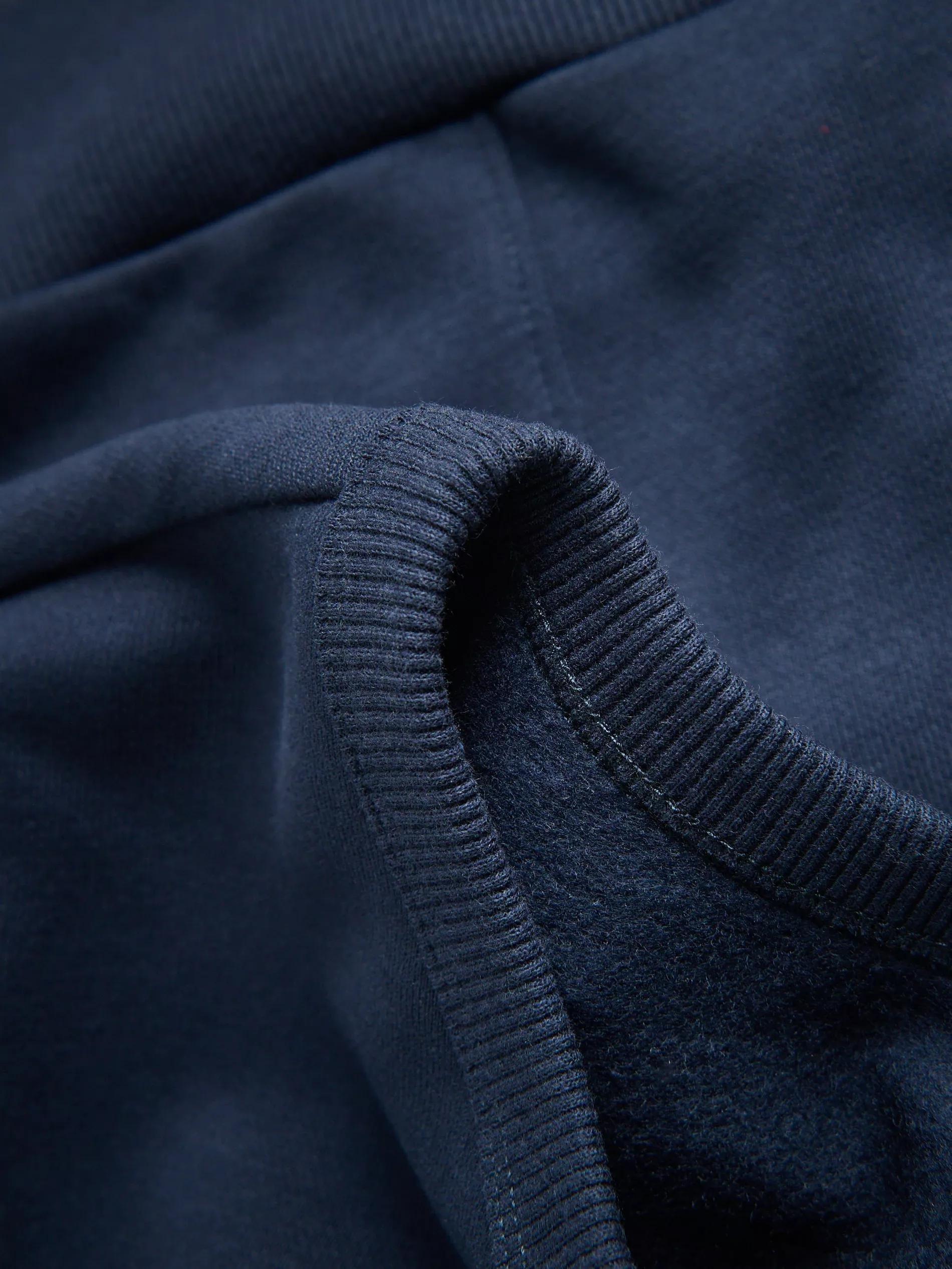 Navy Plain Cotton Rich Sweatshirt, Navy, large image number 5