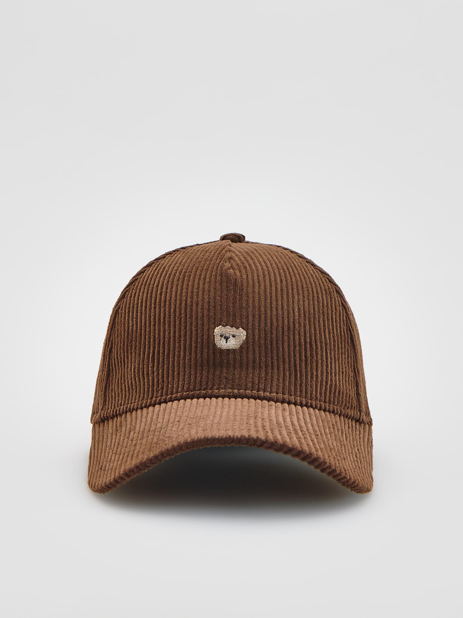 Brown Cap, Brown, medium