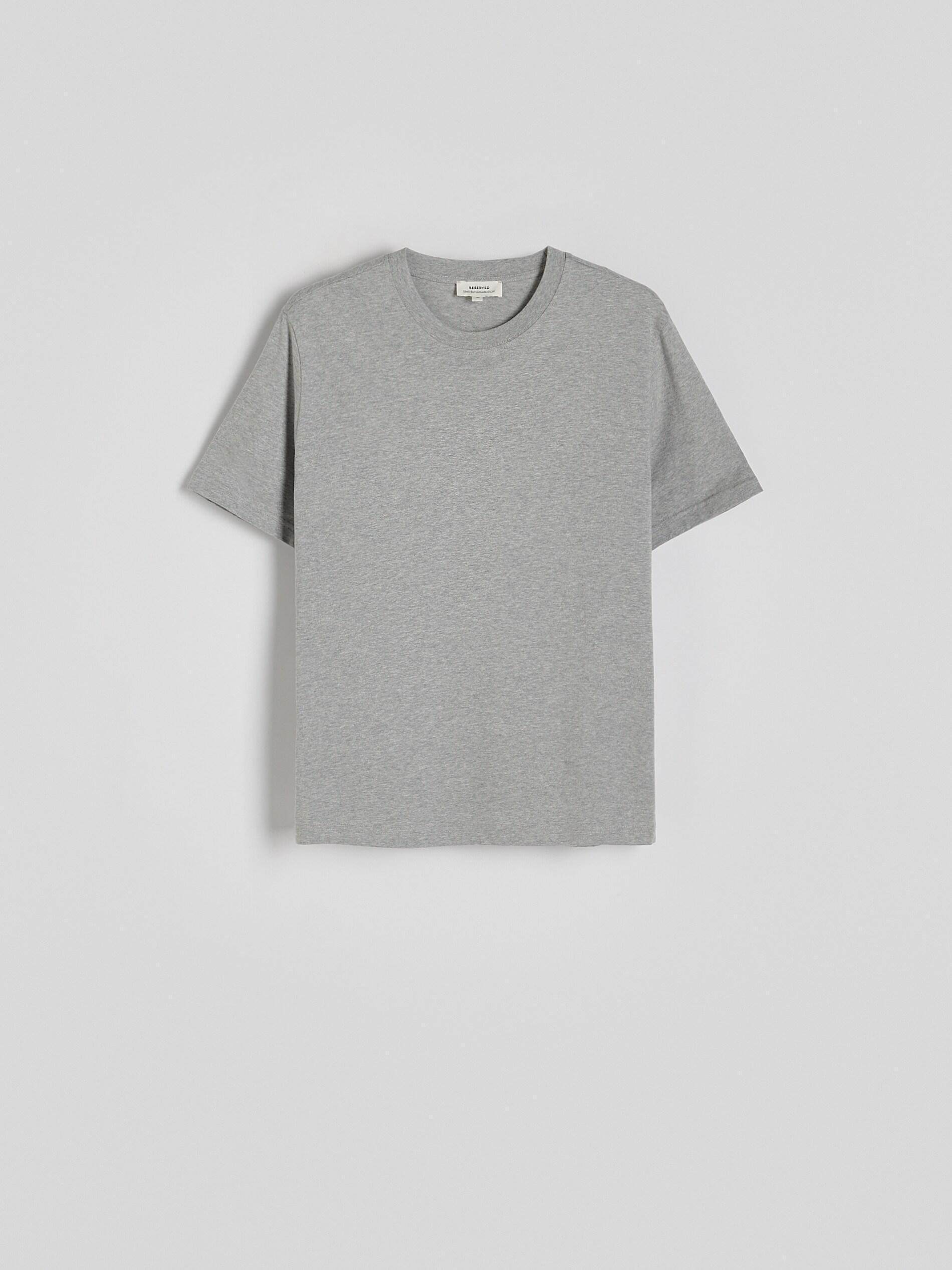Grey Regular Fit Cotton T-Shirt, , large image number 6
