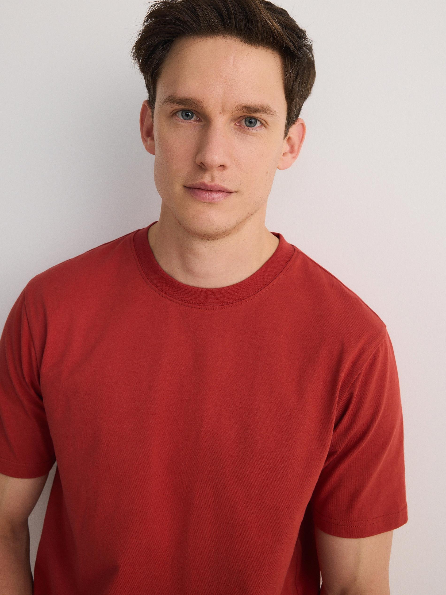Red Regular Cotton T-Shirt, , large image number 0