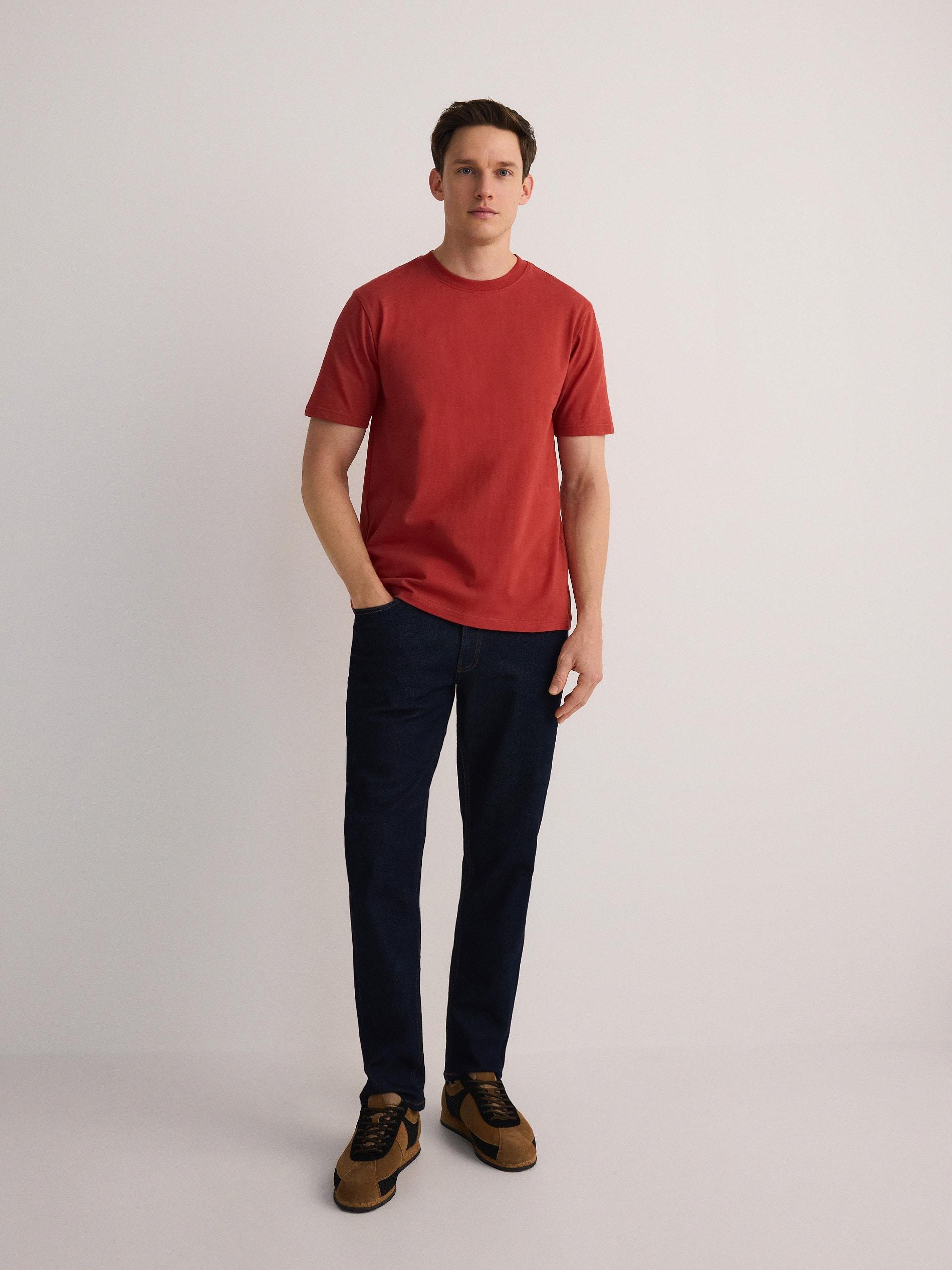Red Regular Cotton T-Shirt, , large image number 1