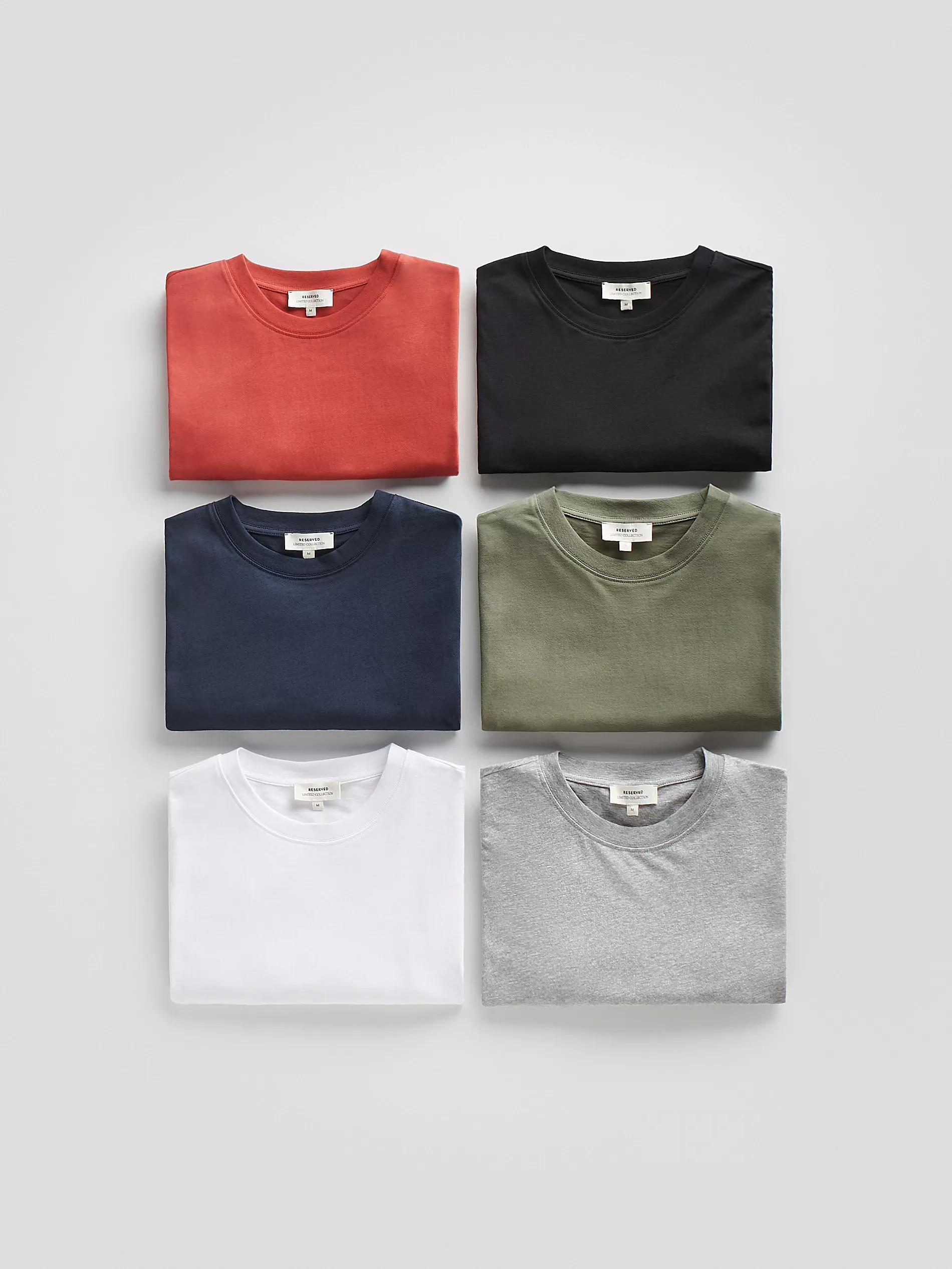 Red Regular Cotton T-Shirt, , large image number 4