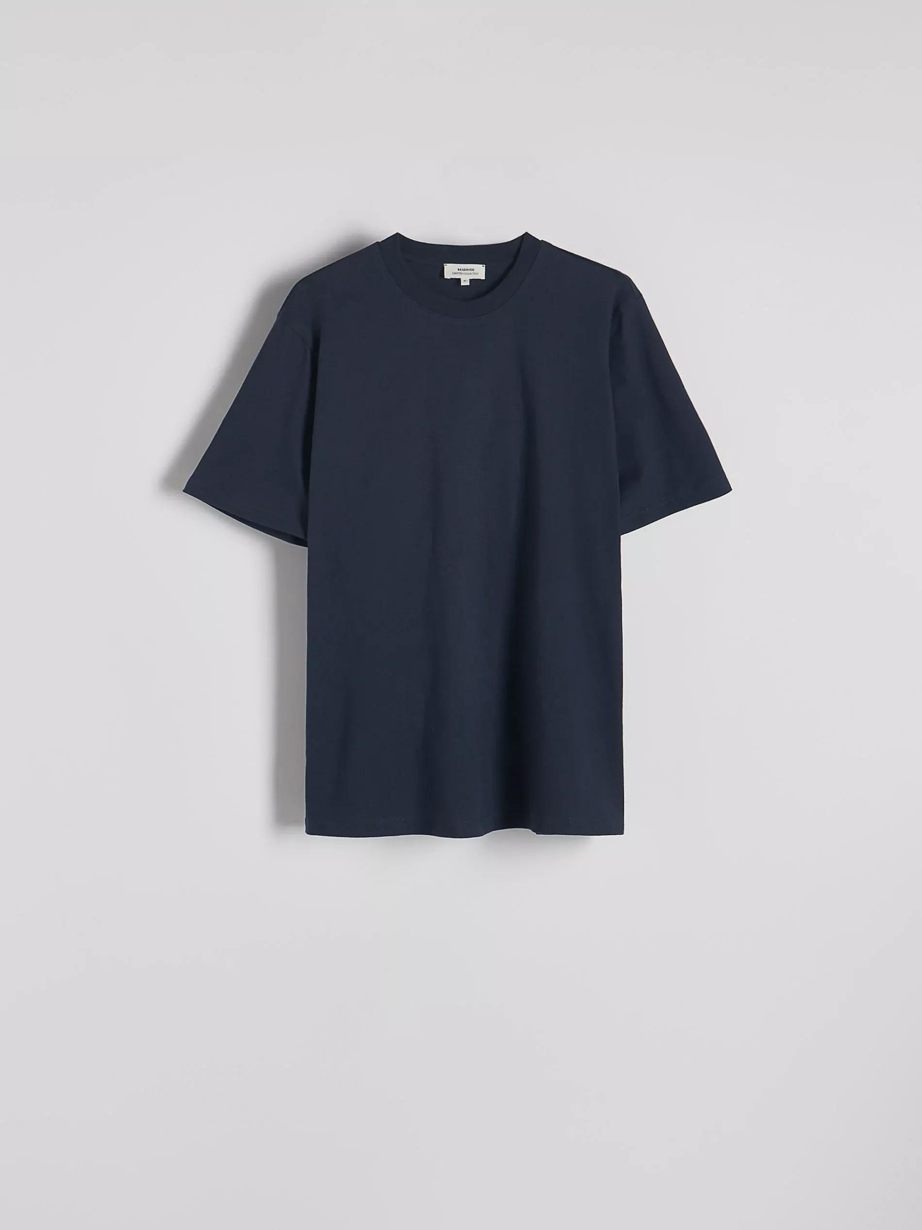 Navy Regular Cotton T-Shirt, , large image number 4