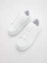 Reserved - White Leather Imitation Trainers