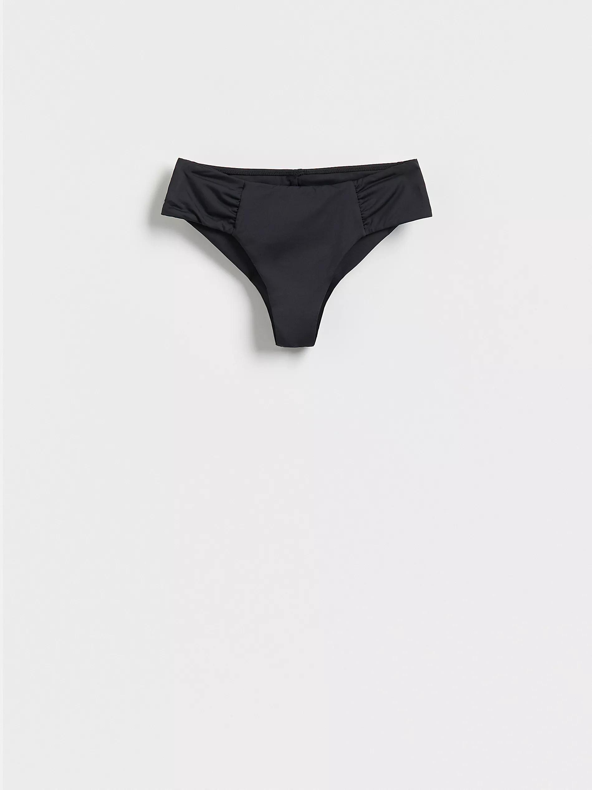 Black Bikini Bottoms, Black, medium