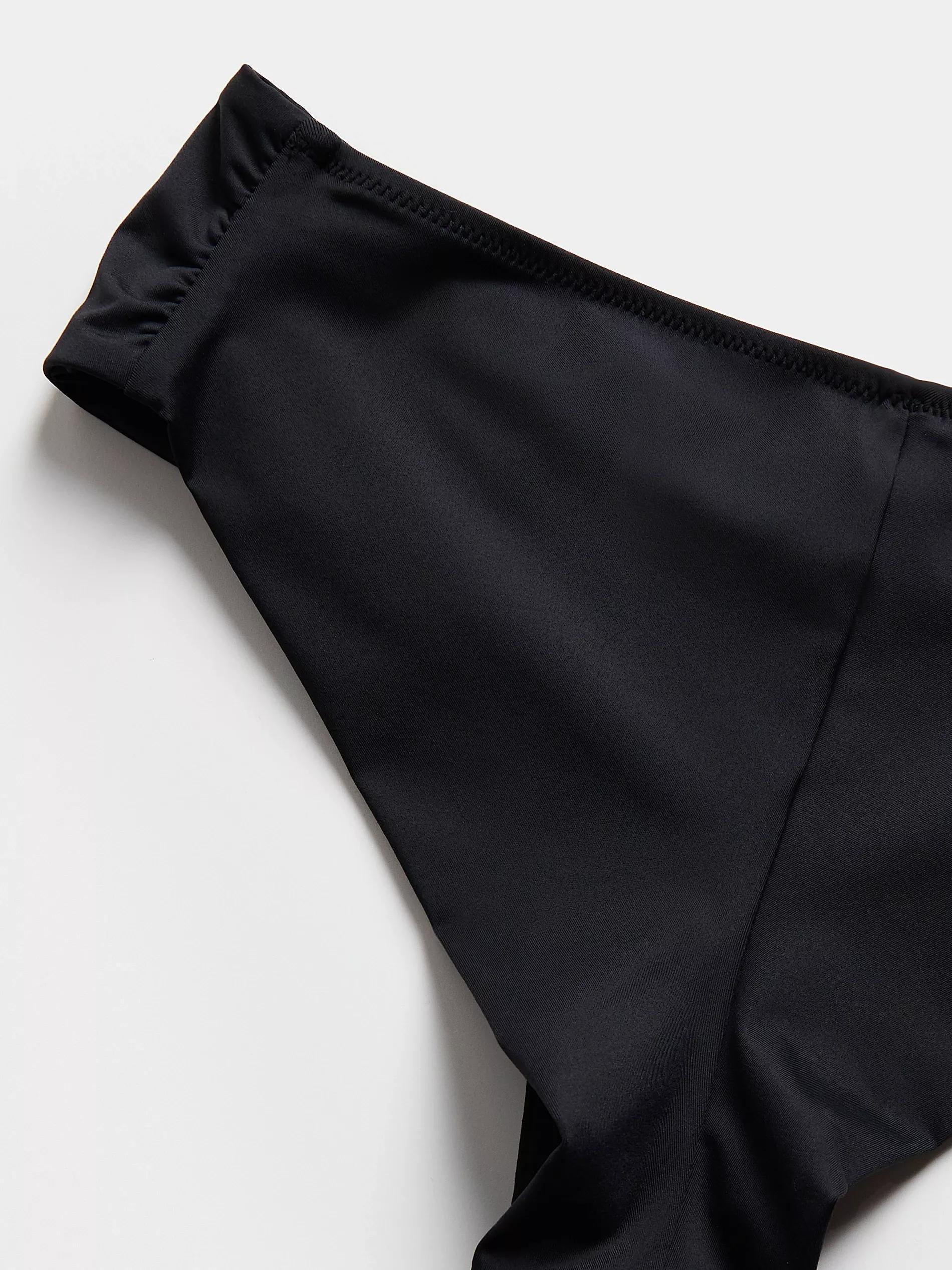 Black Bikini Bottoms, Black, medium