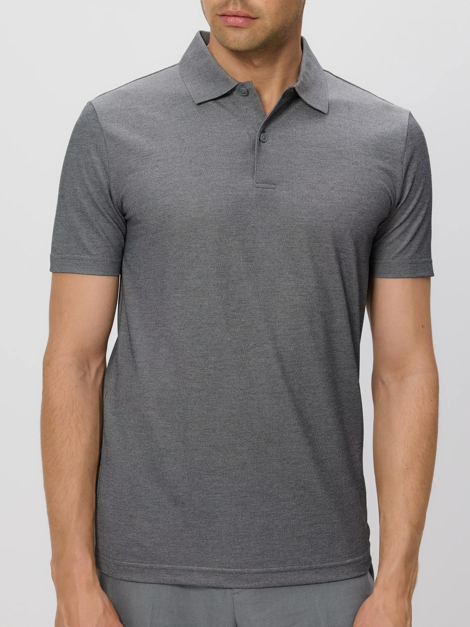 Grey Regular Fit Polo Shirt, Grey, large image number 1