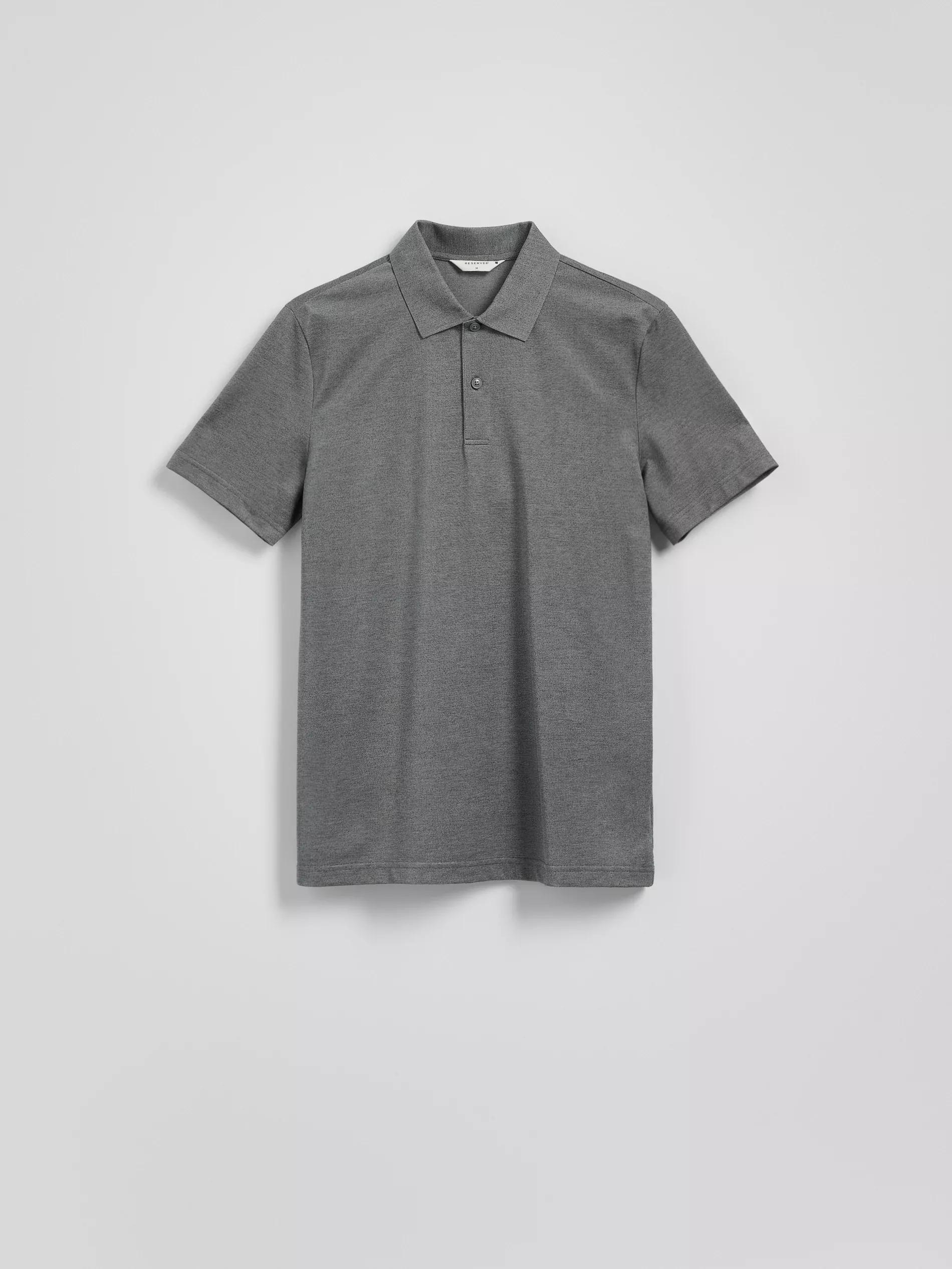 Grey Regular Fit Polo Shirt, Grey, large image number 4
