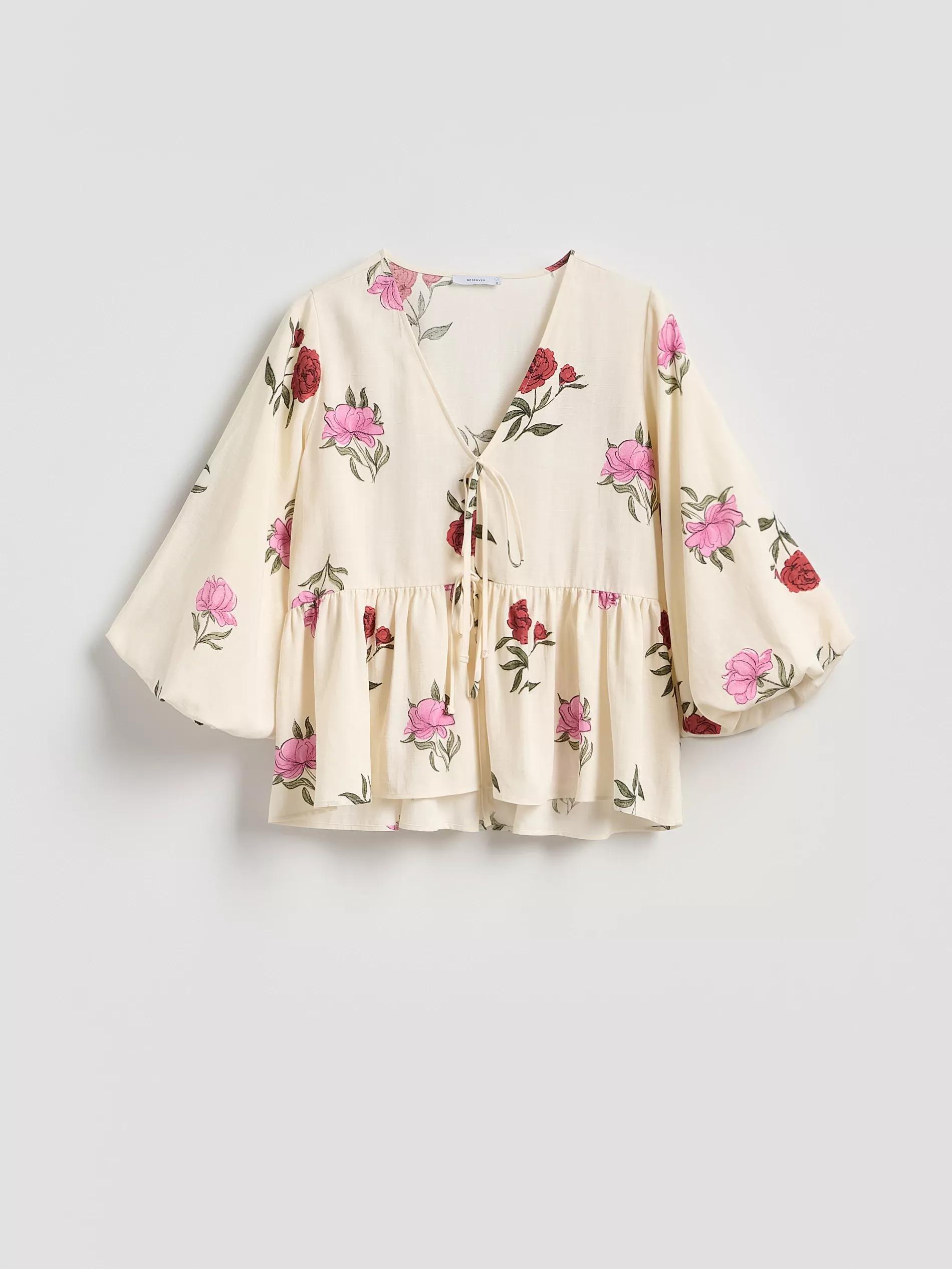 MULTICOLOR Floral blouse, Multicolor, large image number 5