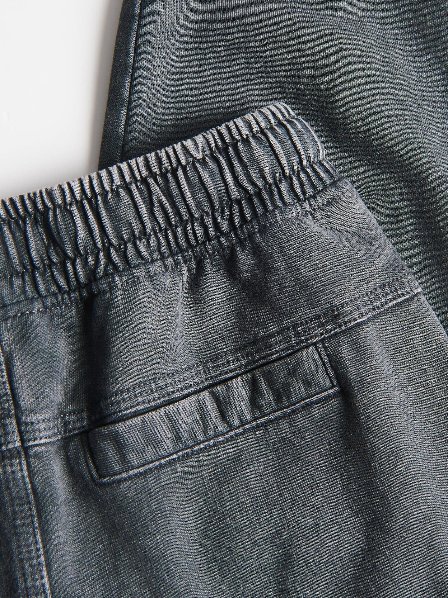 Grey Trousers With Wash Effect, Grey, medium