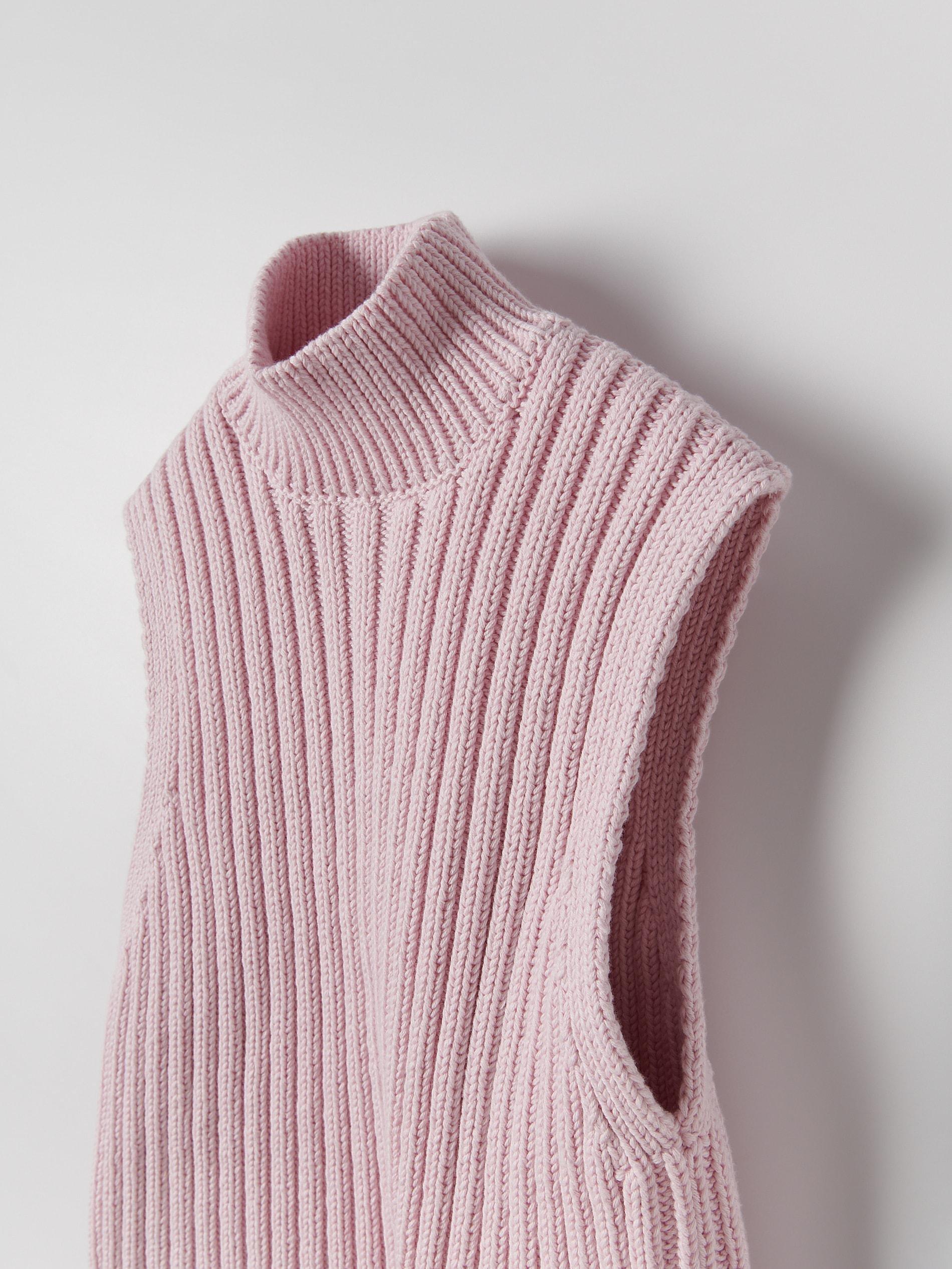 Pink Knitted Vest, , large image number 3