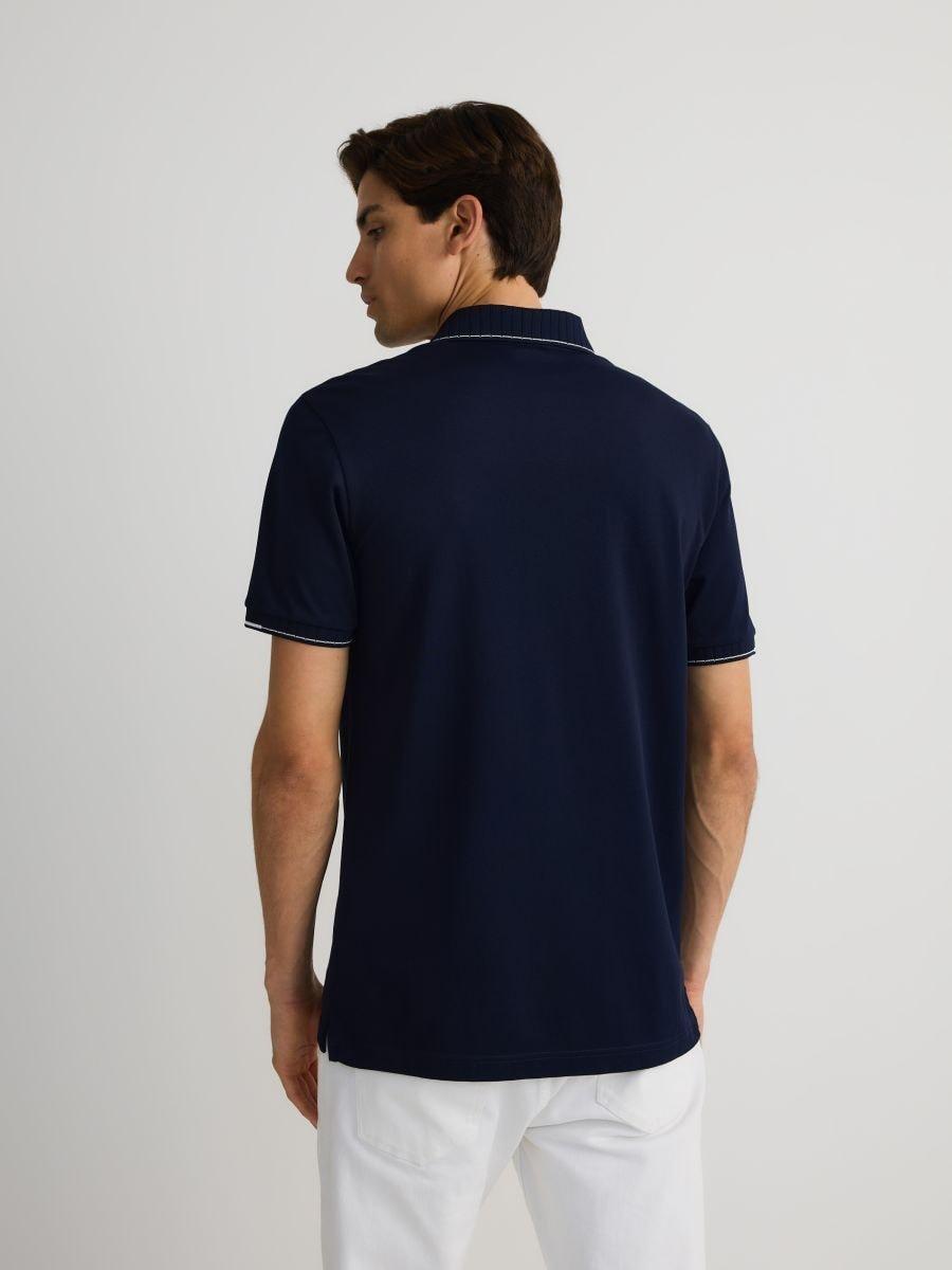Navy Regular Fit Polo Shirt, , large image number 1