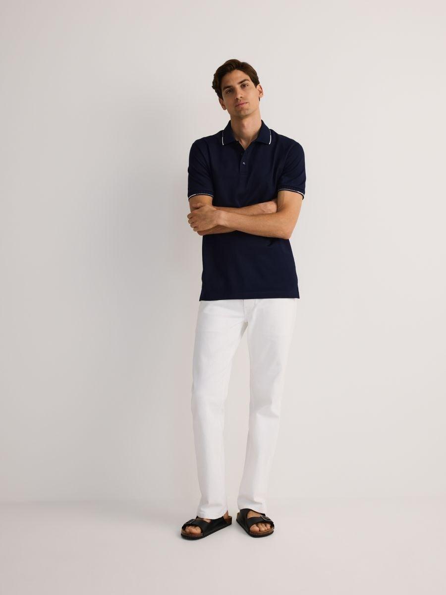 Navy Regular Fit Polo Shirt, , large image number 2