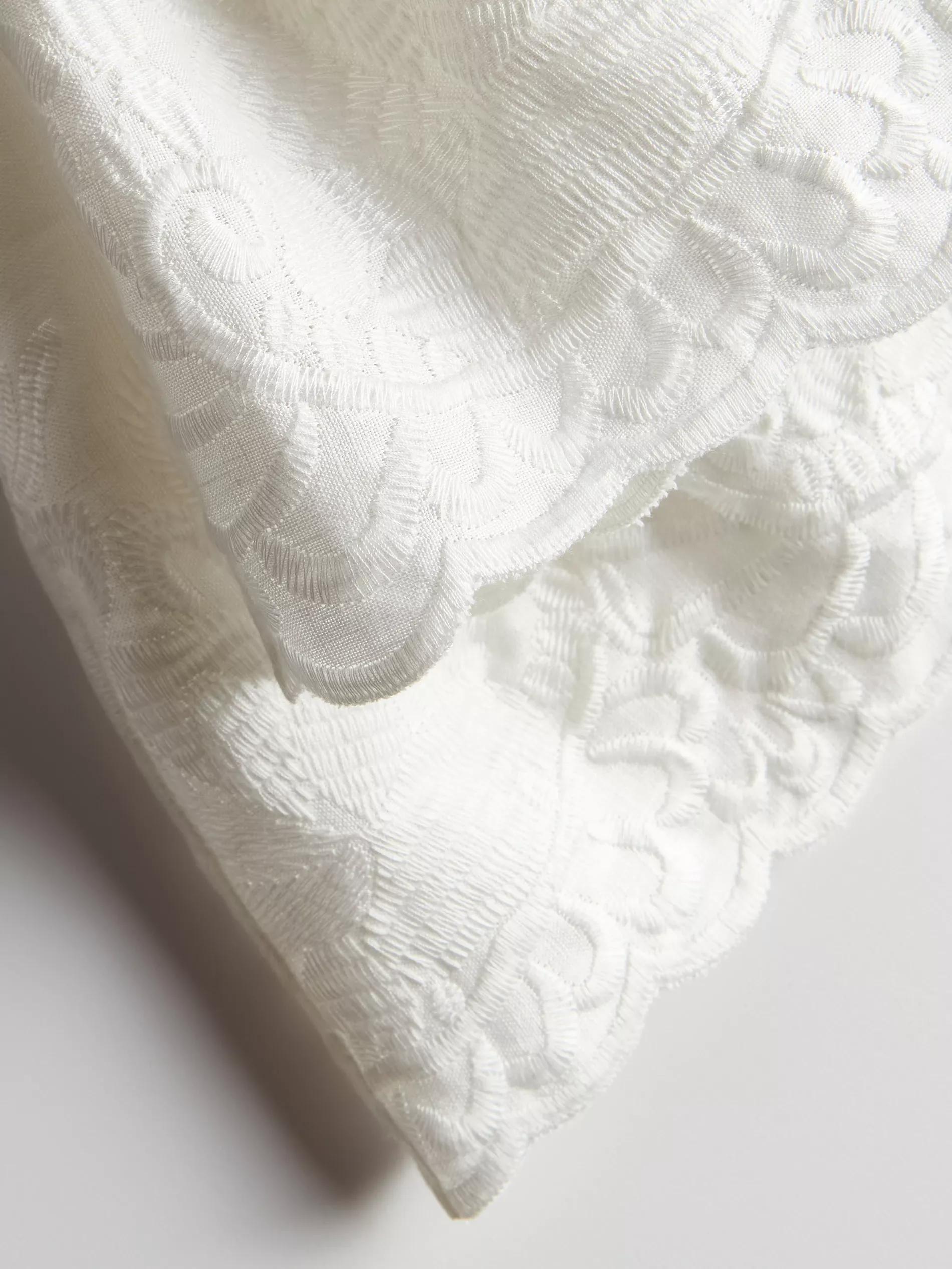 White Linen Shorts, , large image number 3