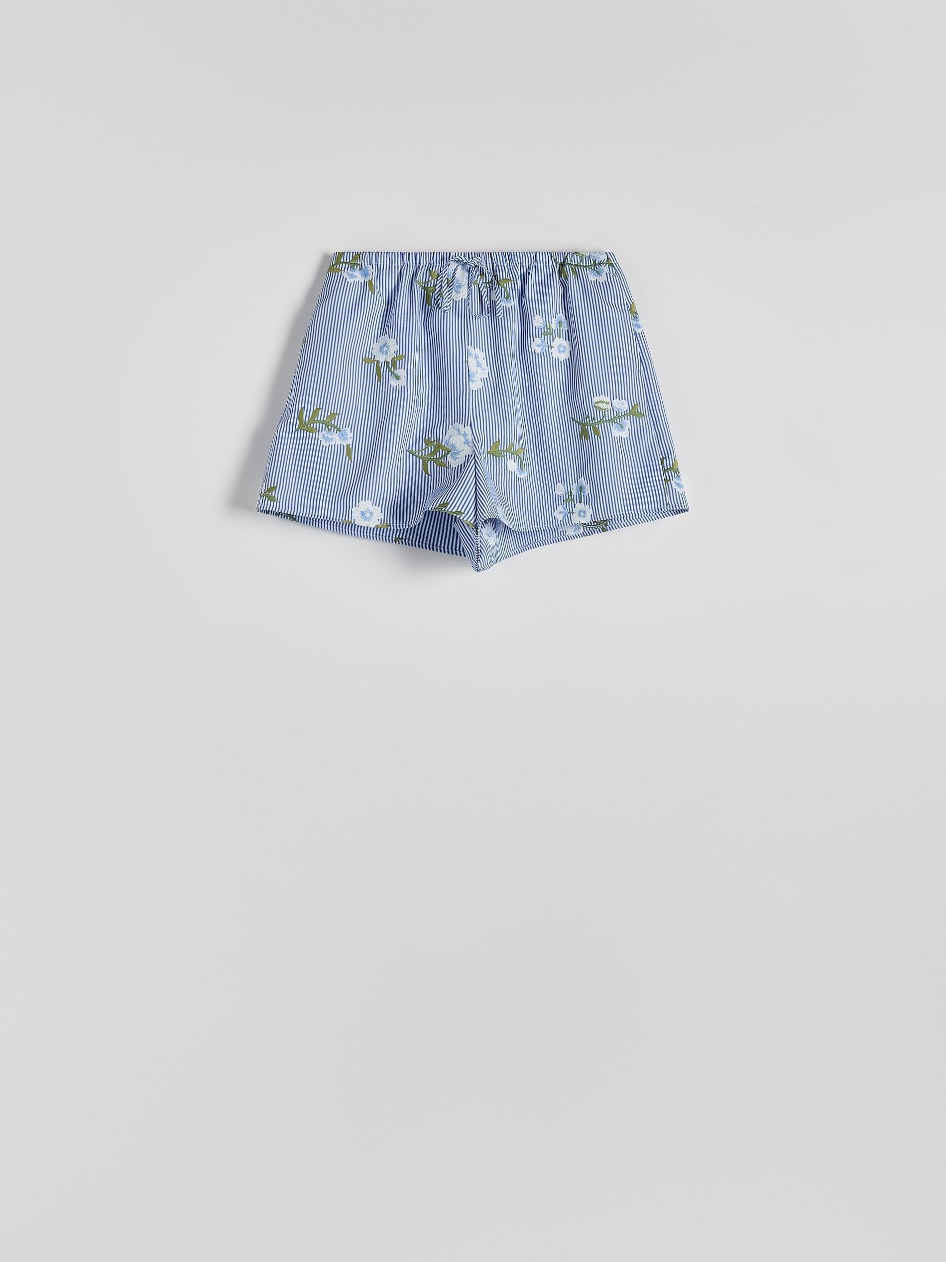 Multicolour Patterned Shorts, , large image number 1