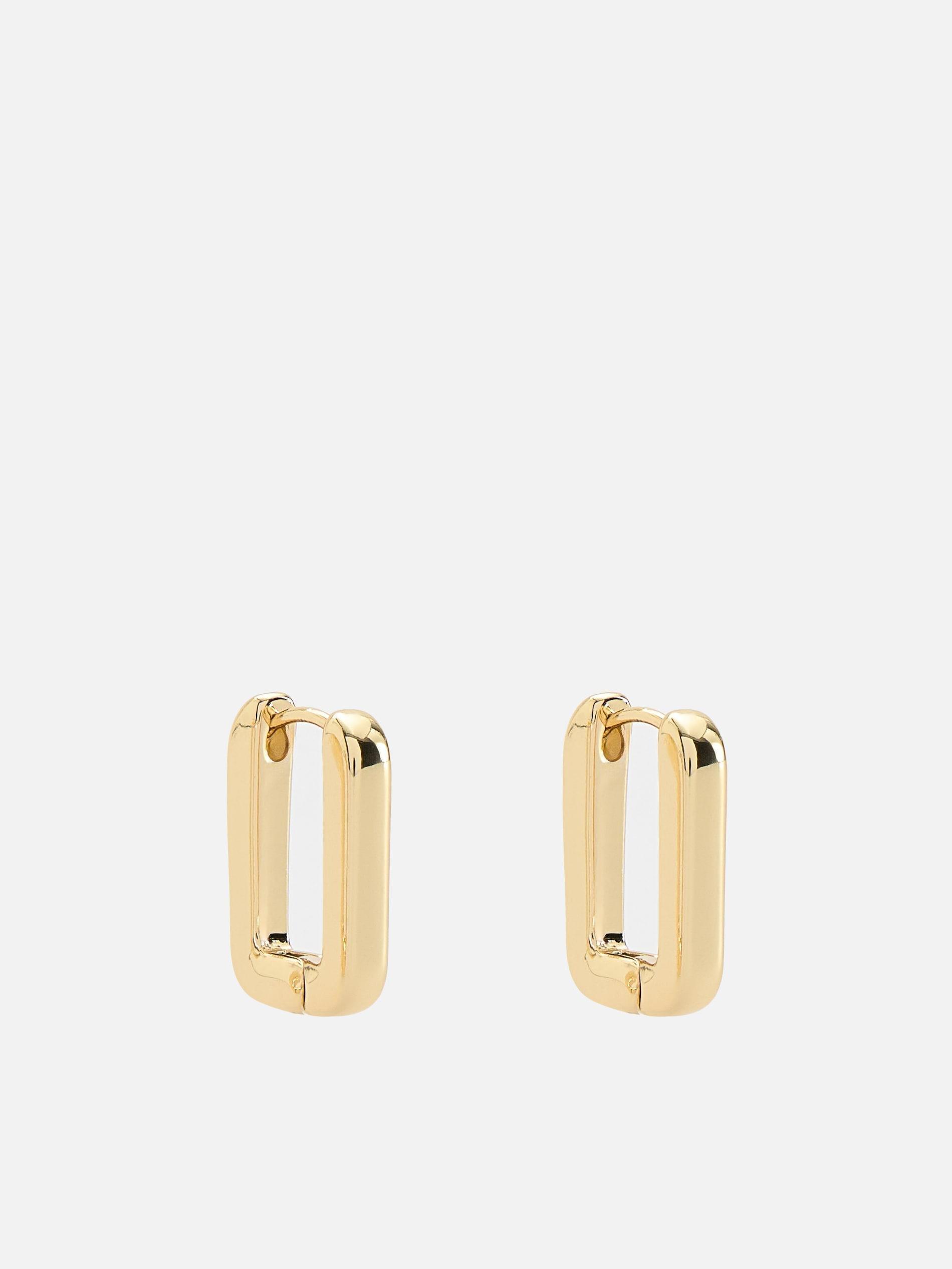 Gold Dangle Earrings, Golden, large image number 0