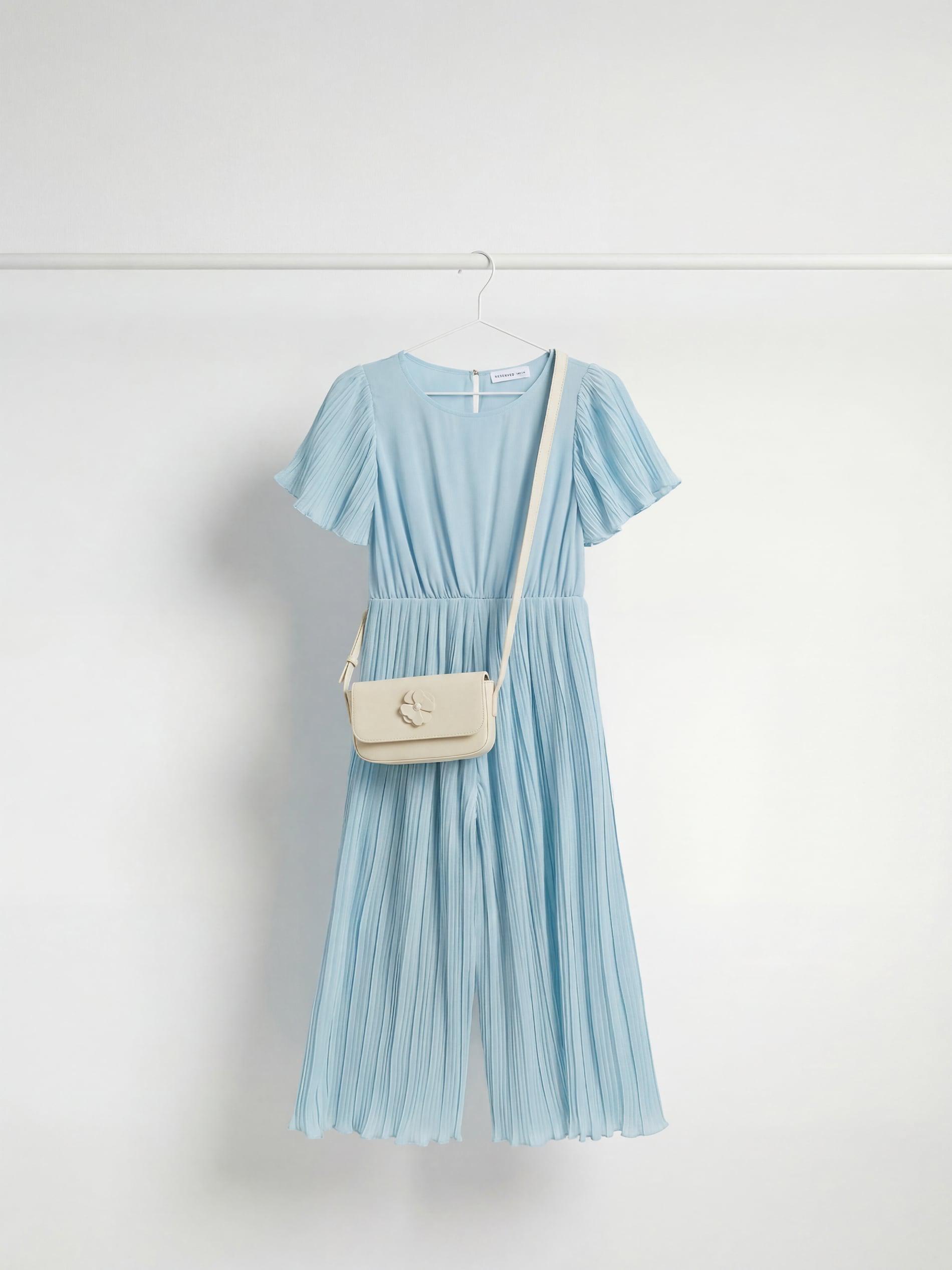 White Faux Leather Bag, White, large image number 3