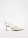 Reserved - Ivory High-Heeled Pumps