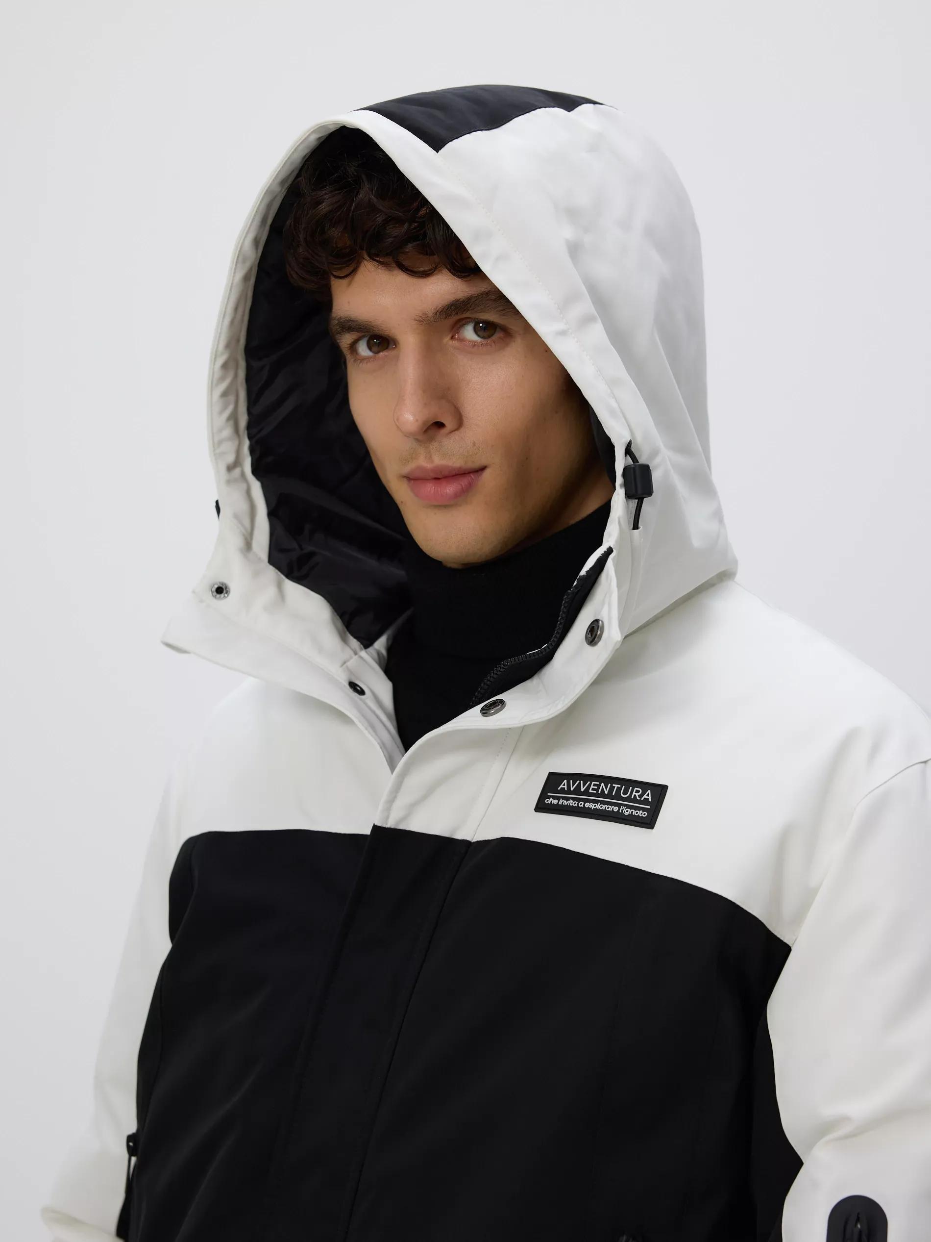 Black Hooded Jacket, Black, medium