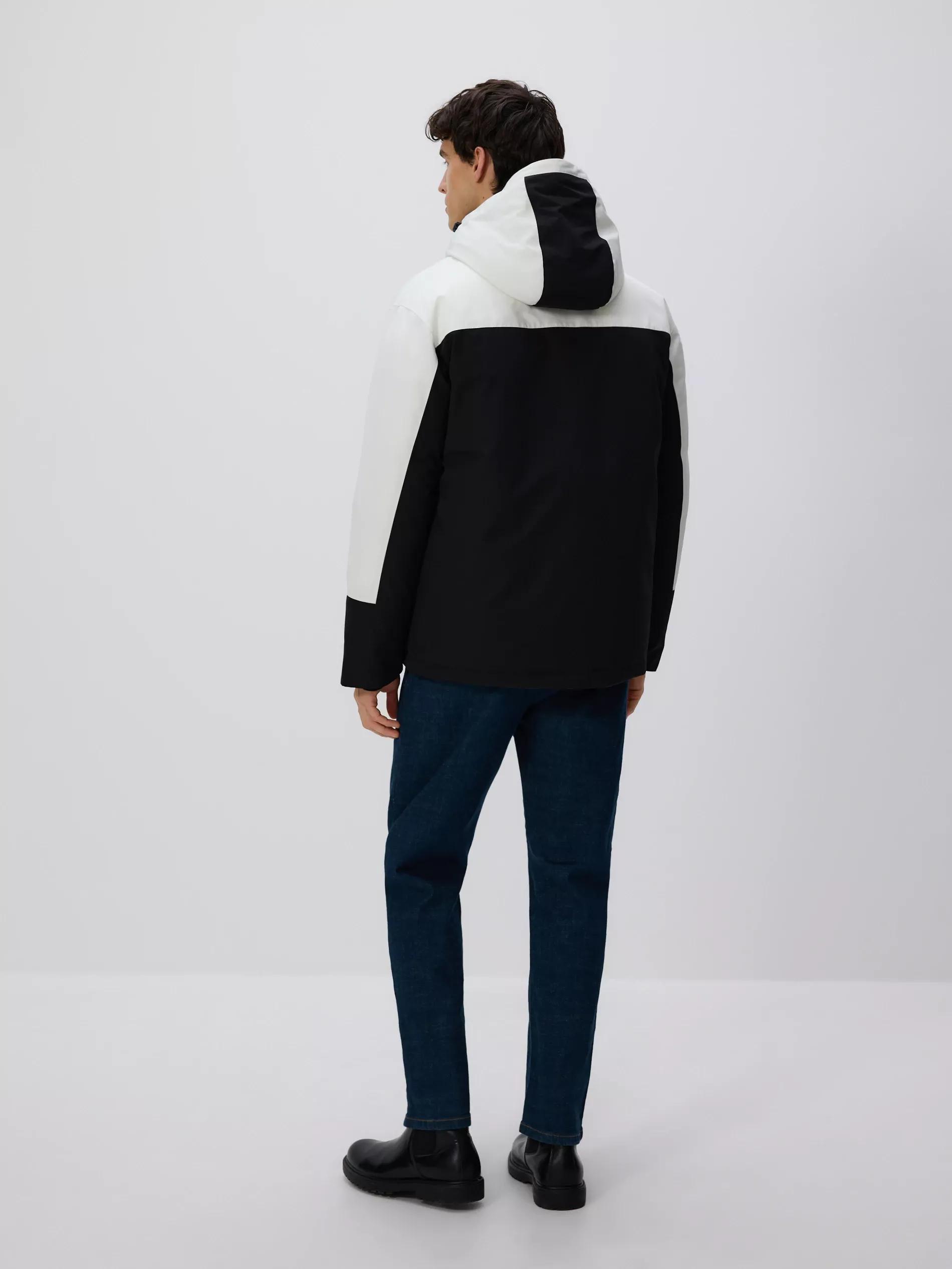 Black Hooded Jacket, Black, large image number 3