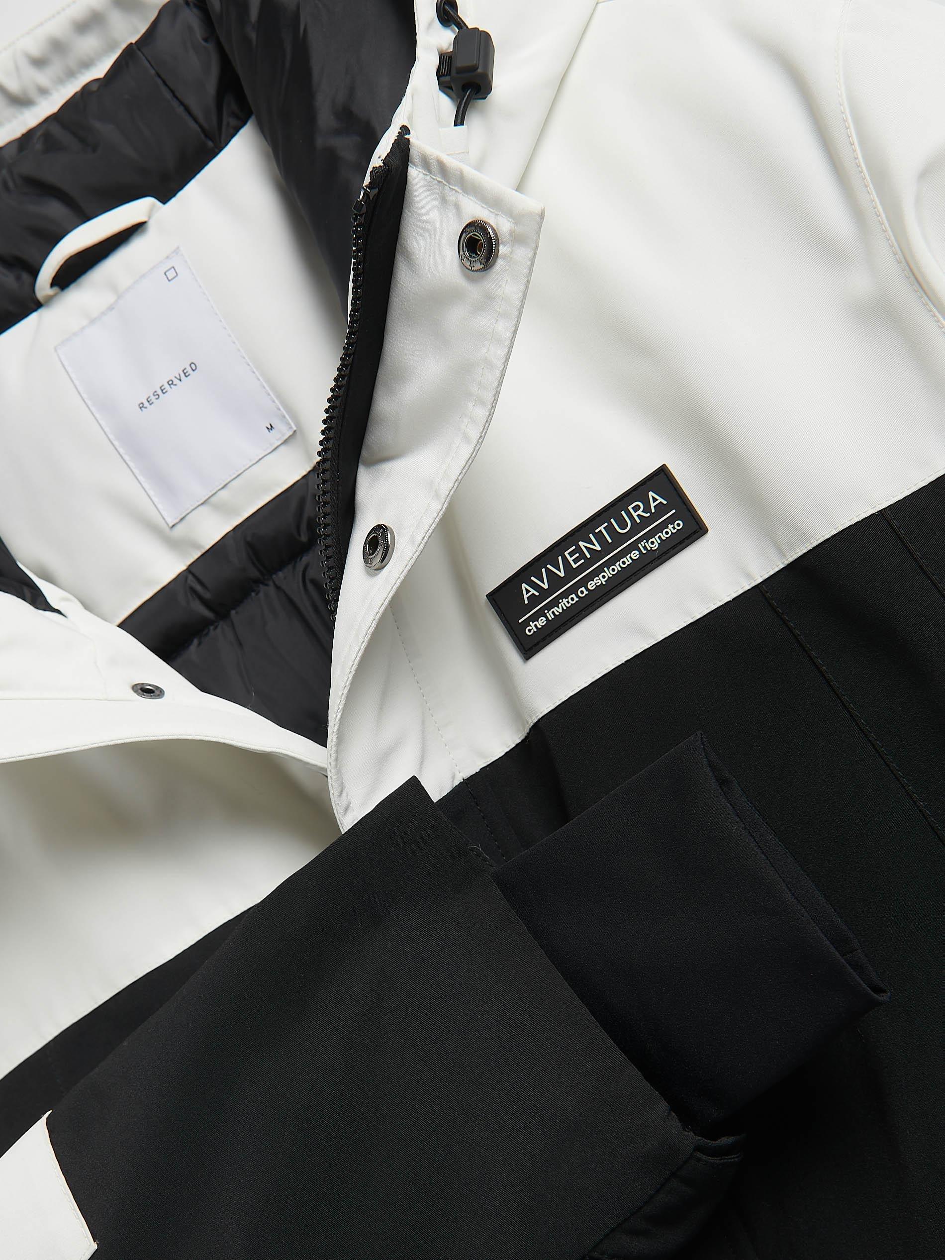 Black Hooded Jacket, Black, large image number 5