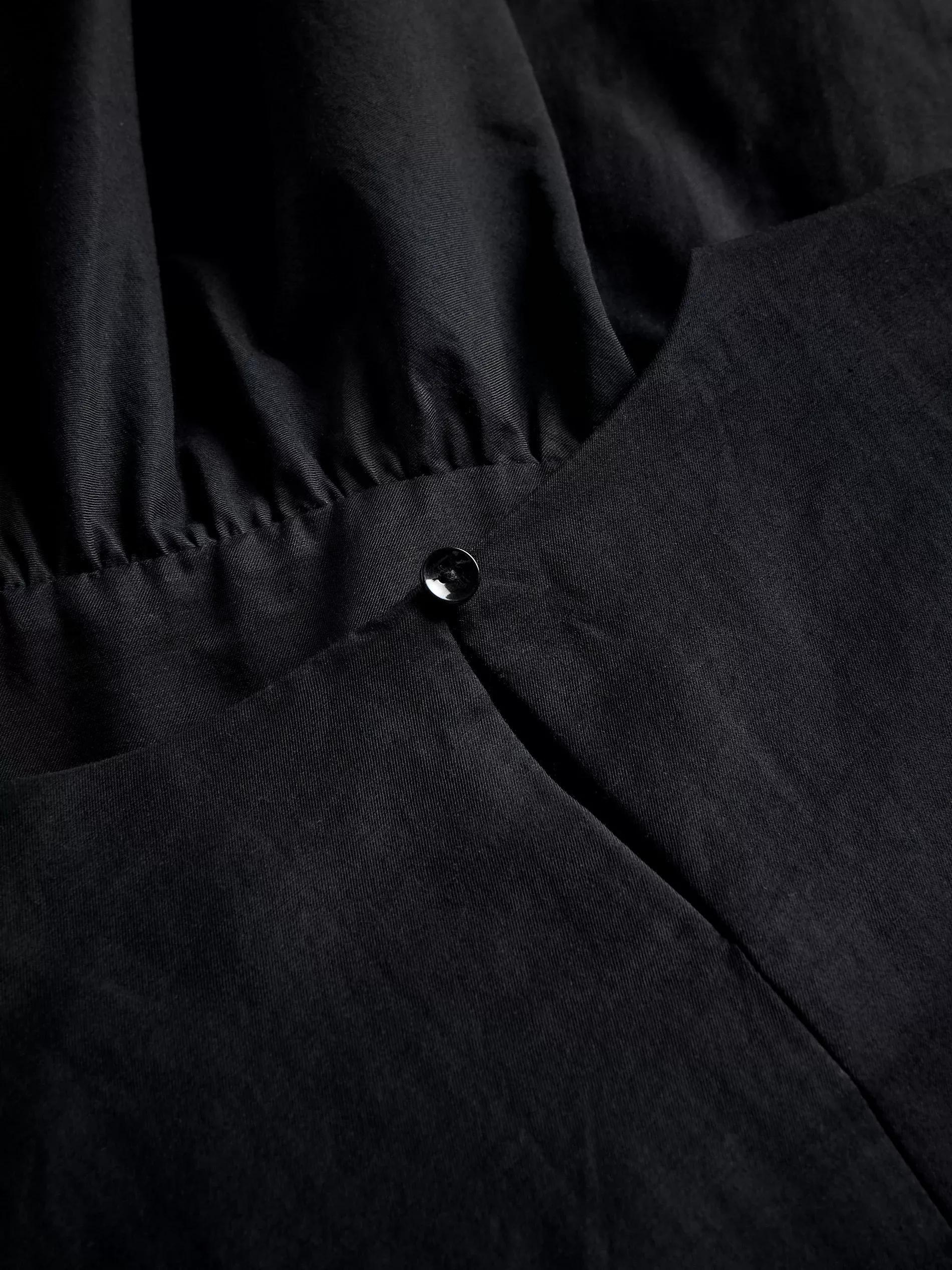 BLACK Blouse with peplum hem, , large image number 1
