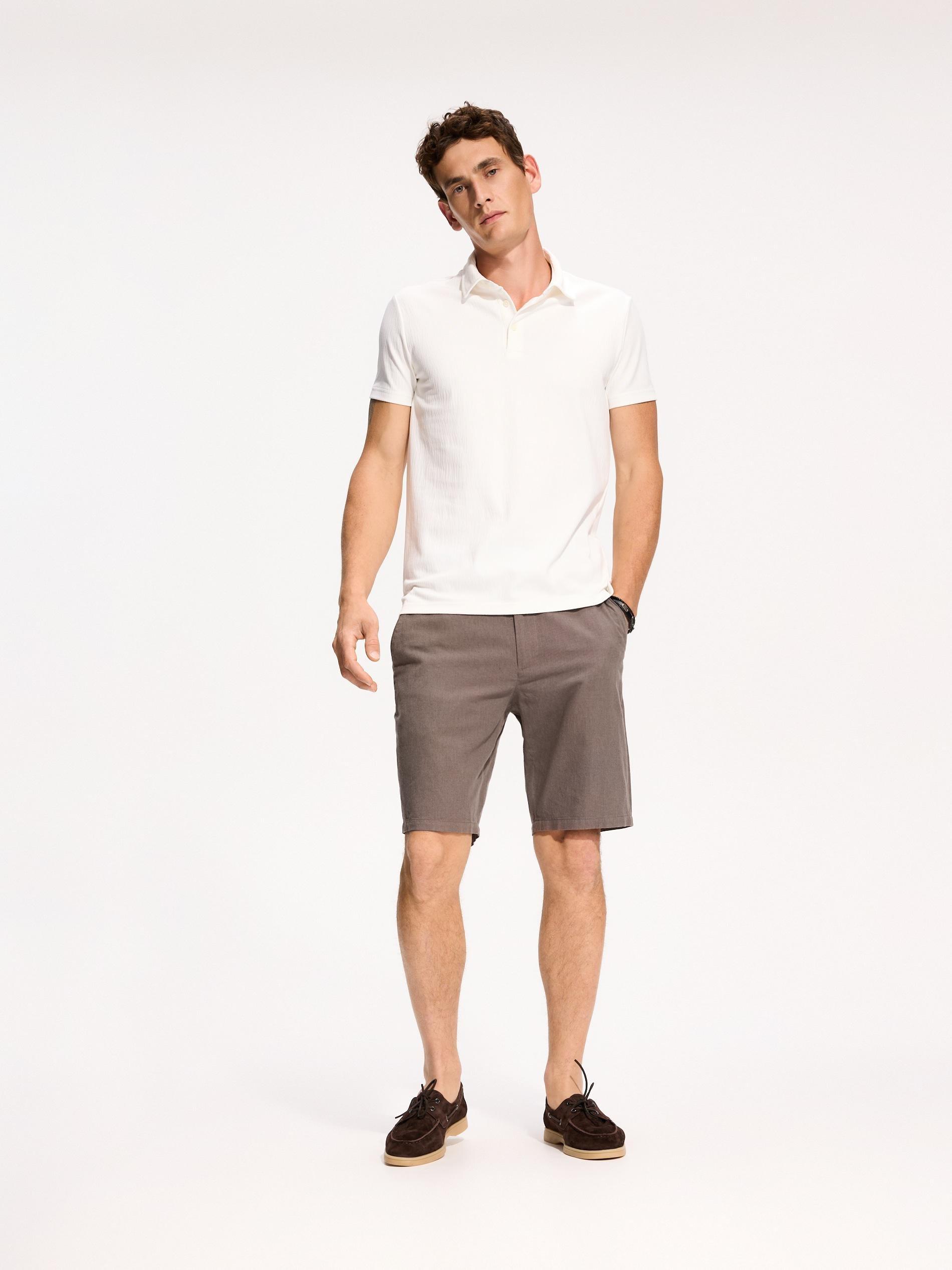 Cream Slim Fit Polo Shirt, Ivory, medium