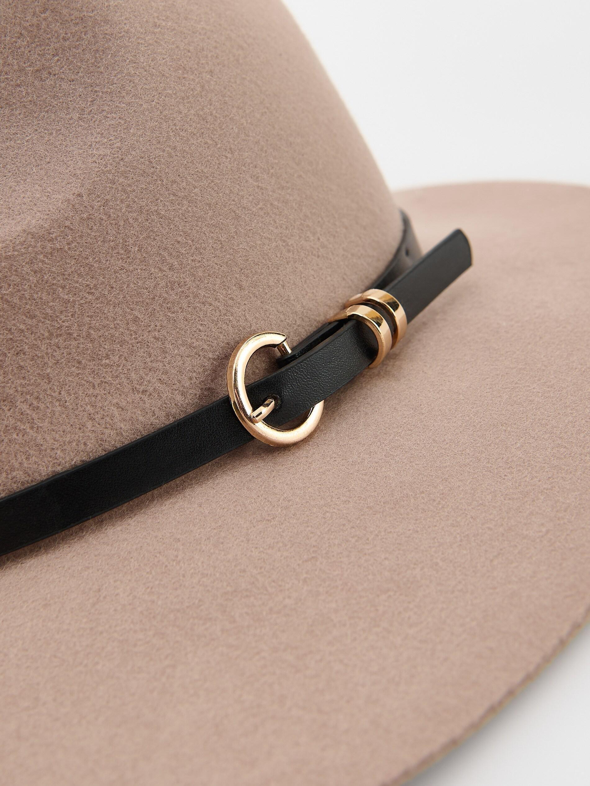 Wheat Wool Hat, Beige, large image number 1