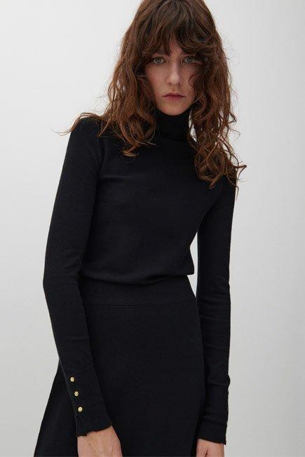 Black Knitted Turtleneck, Women, , large image number 5