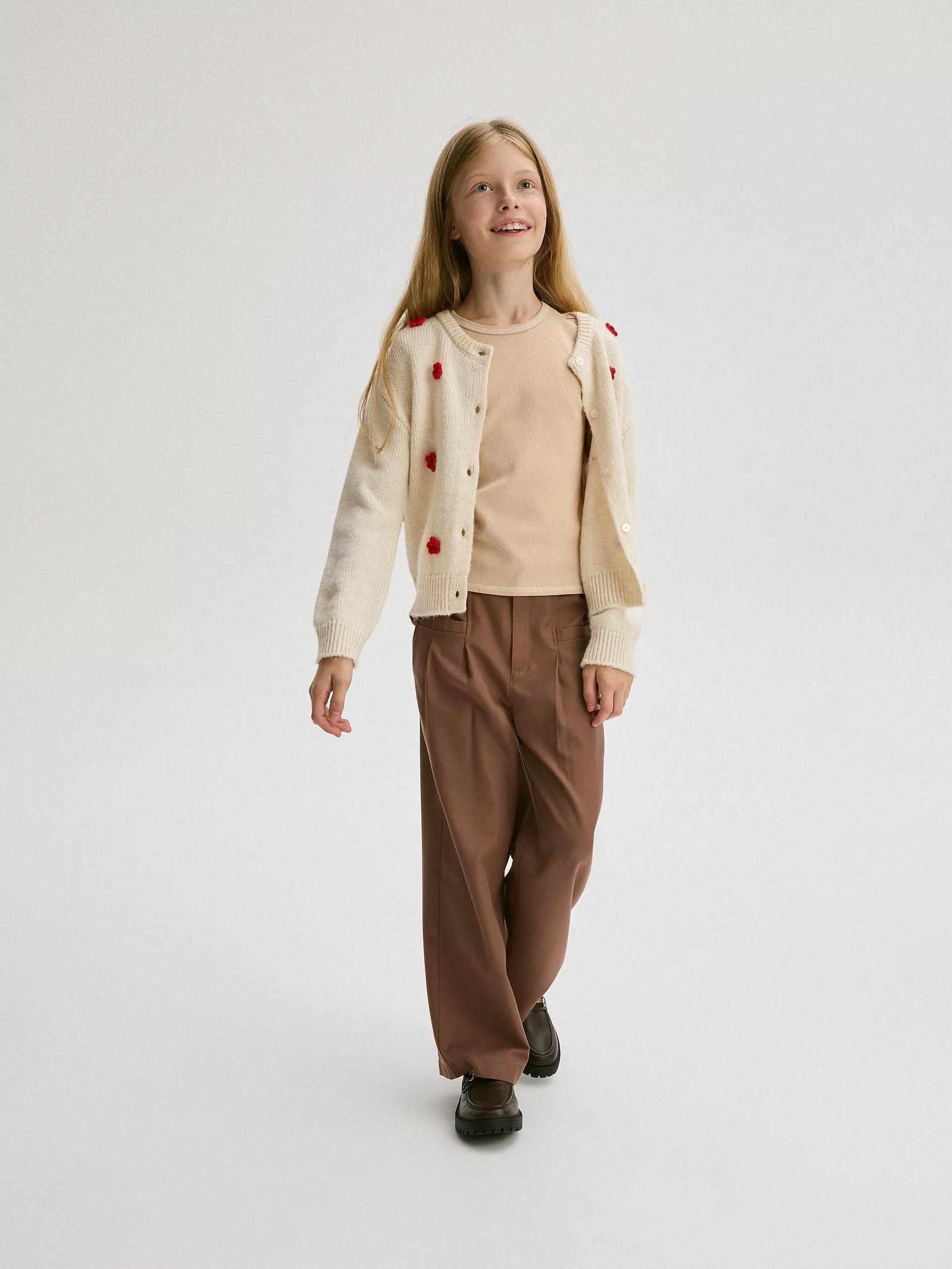 Beige Cotton T-Shirt, , large image number 7
