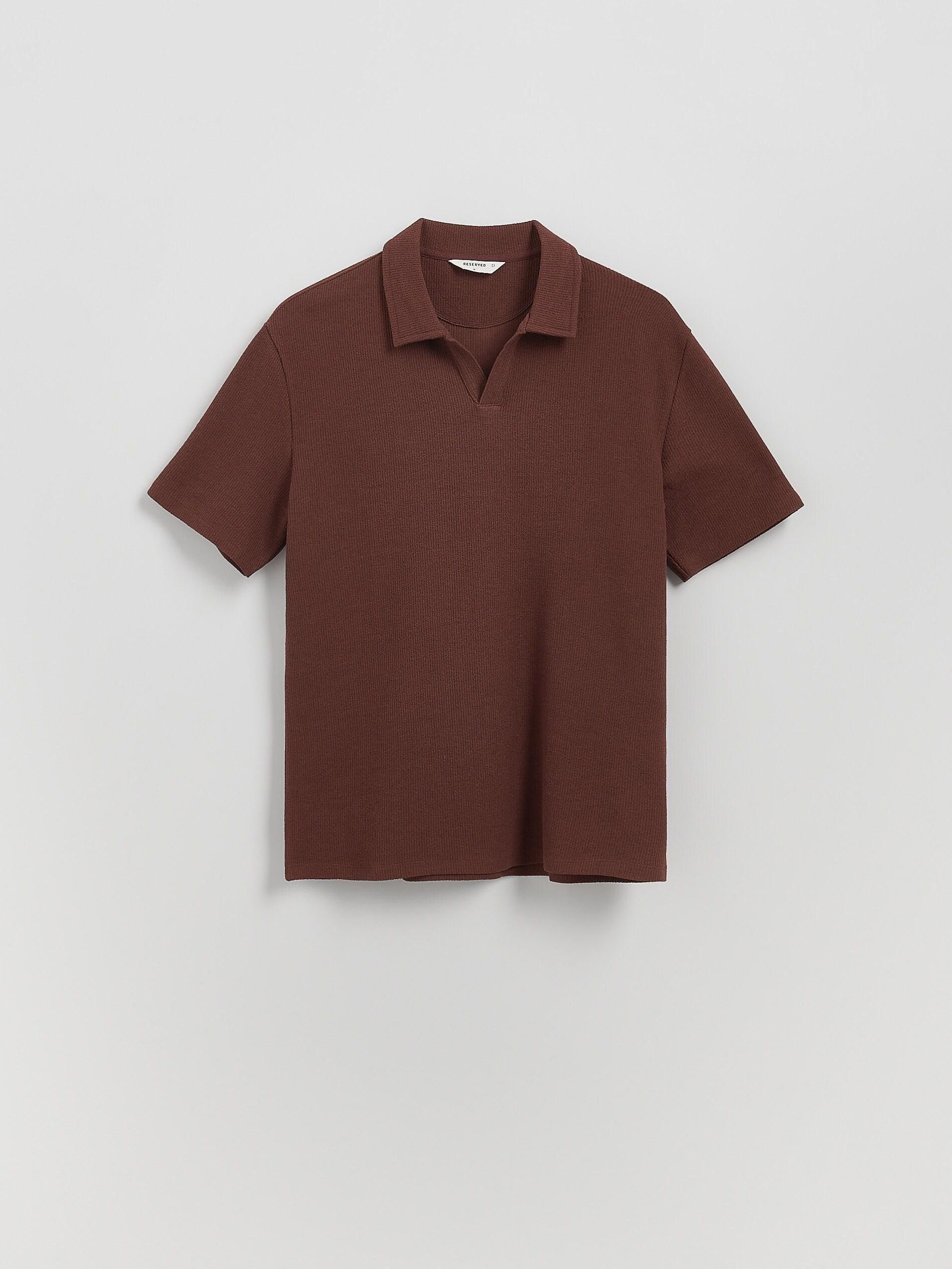 MAHOGANY Comfort fit structural fabric polo shirt, Burgundy, large image number 4