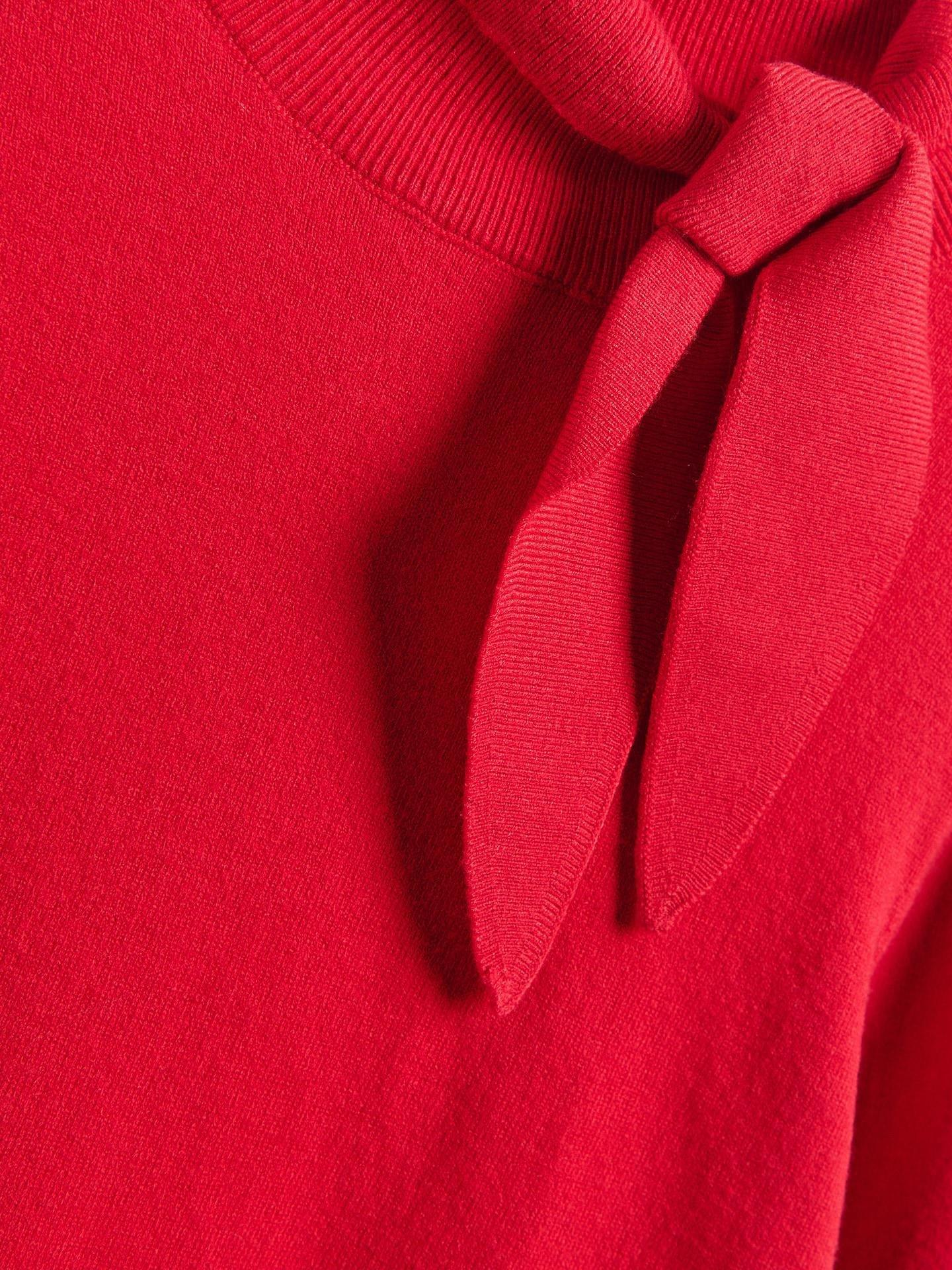 Red Sweater With Viscose Blend, Red, medium
