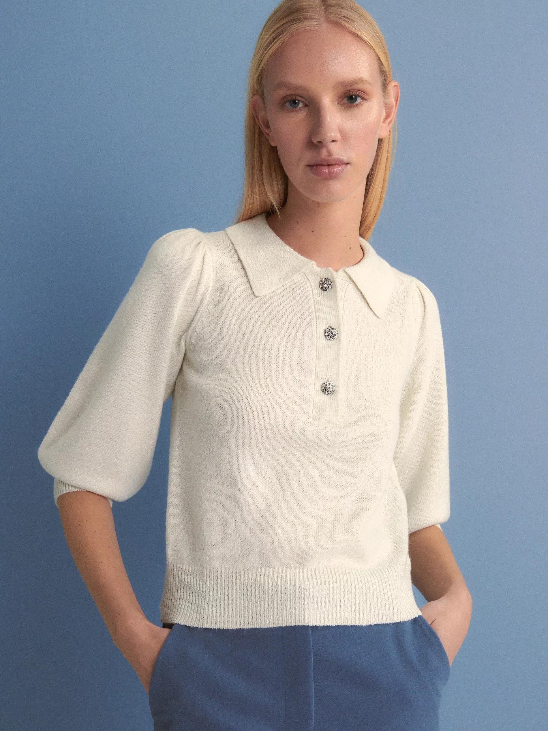 Nude Jersey Jumper, , large image number 0